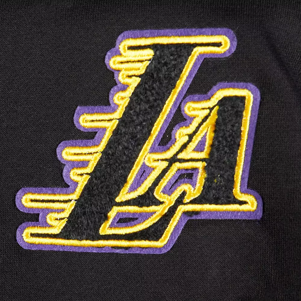 Pro Standard Little Girls'​ NBA Los Angeles Lakers​ Classic Logo Jacket -Black - BLACK