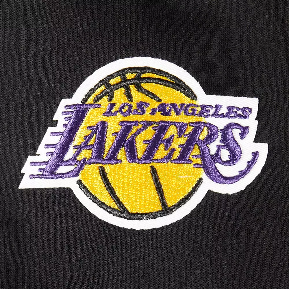 Pro Standard Little Girls'​ NBA Los Angeles Lakers​ Classic Logo Jacket - Black - BLACK