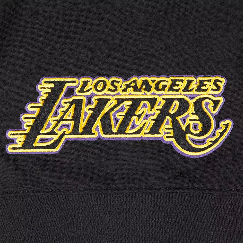 Pro Standard Little Girls'​ NBA Los Angeles Lakers​ Classic Logo Jacket - Black - BLACK
