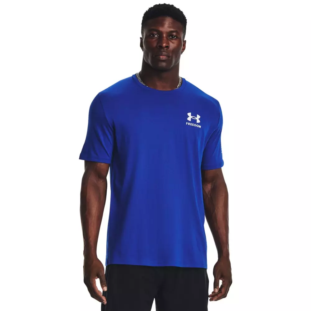 Under Armour Men's Freedom Flag T-Shirt - ROYAL/WHITE