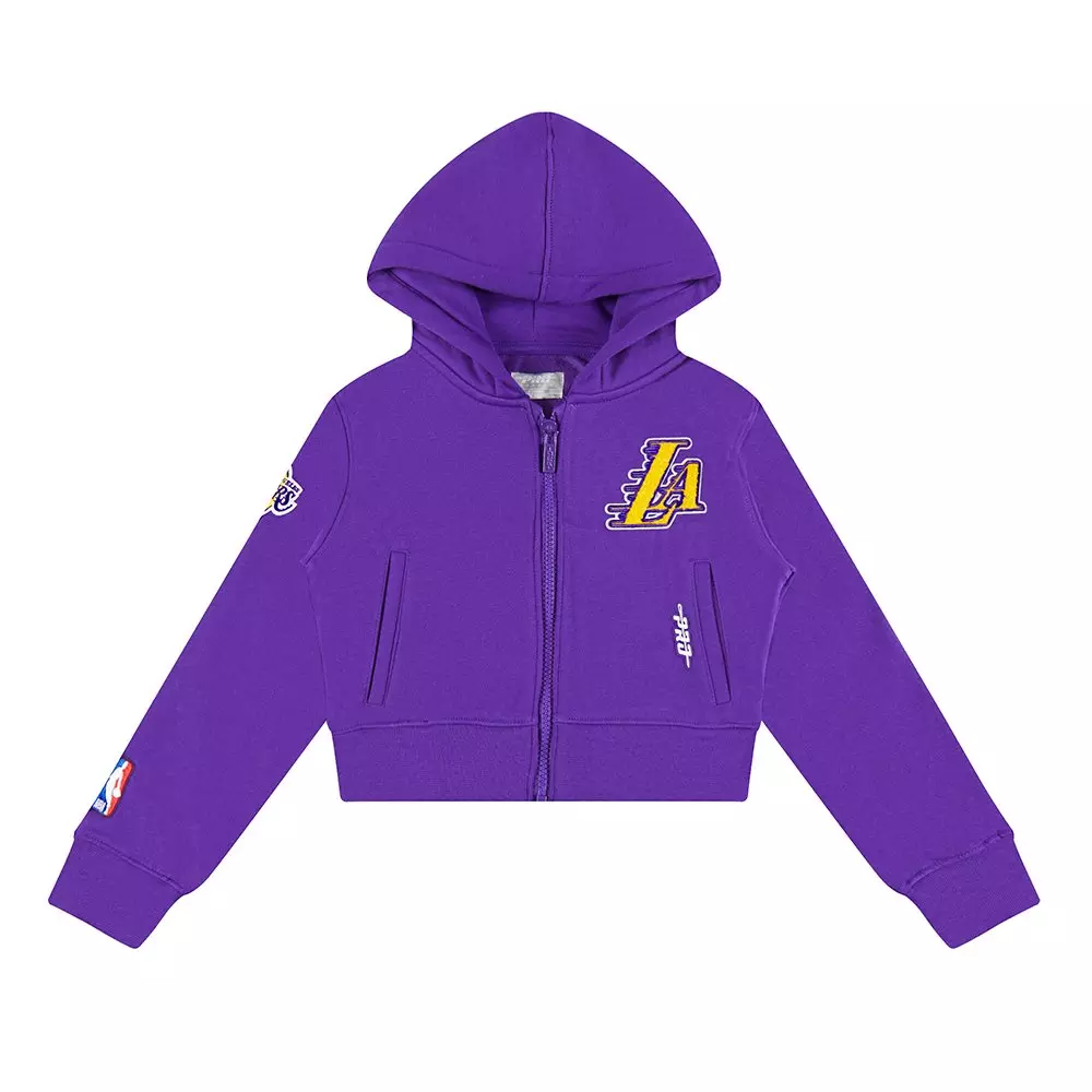 Pro Standard Little Girls'​ NBA Los Angeles Lakers​ Classic Logo Jacket - Purple - PURPLE