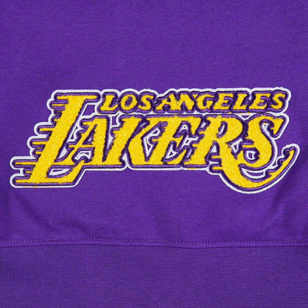 Pro Standard Little Girls'​ NBA Los Angeles Lakers​ Classic Logo Jacket - Purple - PURPLE Thumbnail View 4
