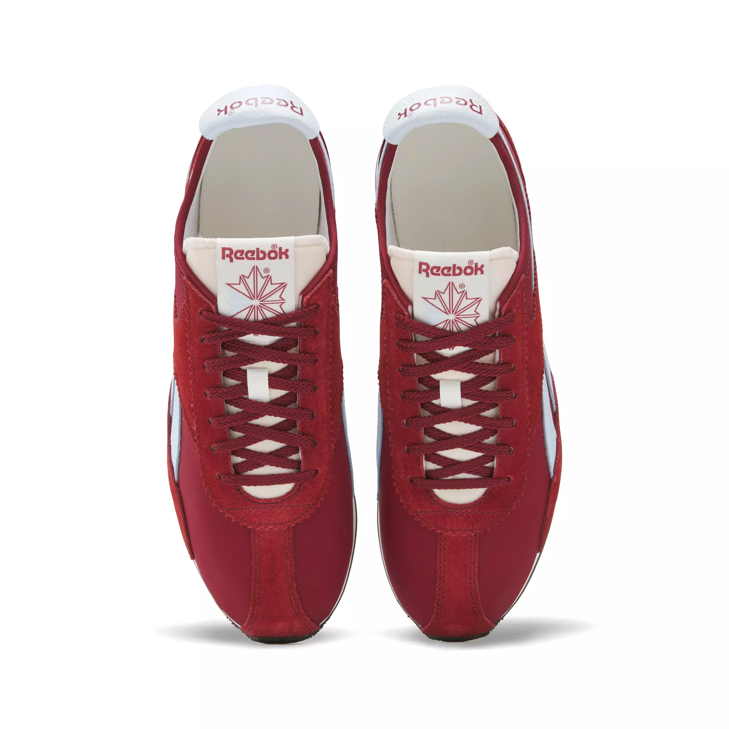 Reebok R400 "Classic Burgundy/Classic Burgundy/Glass Blue" Men's Shoe - BURGUNDY/BURGUNDY/BLUE