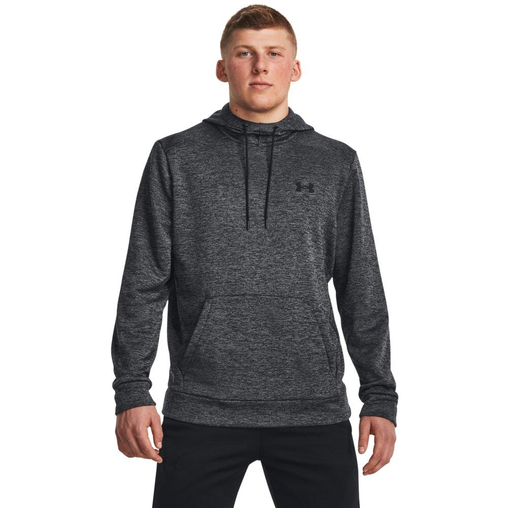 Under Armour Men's Fleece Twist Hoodie - BLACK Thumbnail View 1