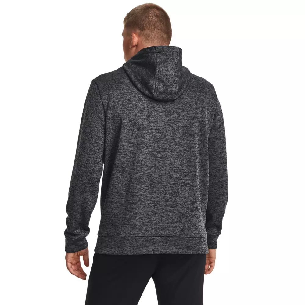 Under Armour Men's Fleece Twist Hoodie - BLACK