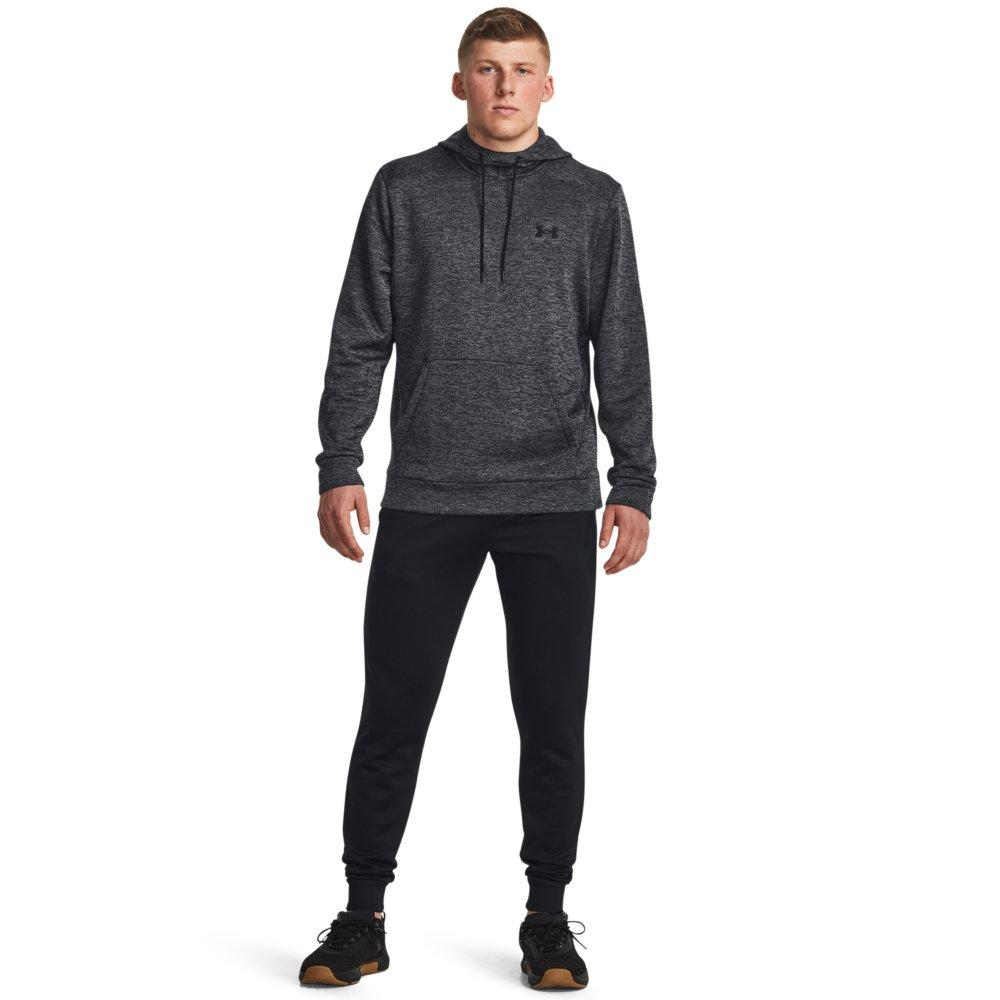 Under Armour Men's Fleece Twist Hoodie - BLACK Thumbnail View 3