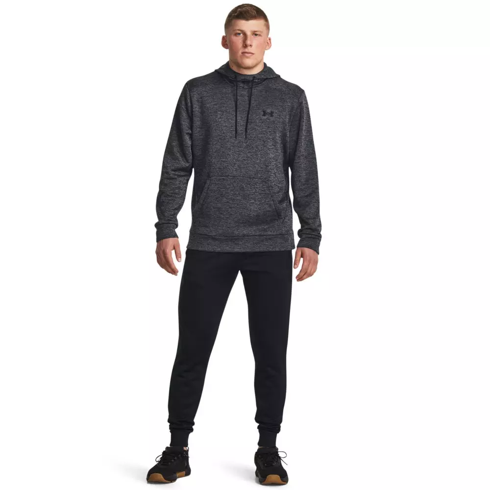 Under Armour Men's Fleece Twist Hoodie - BLACK
