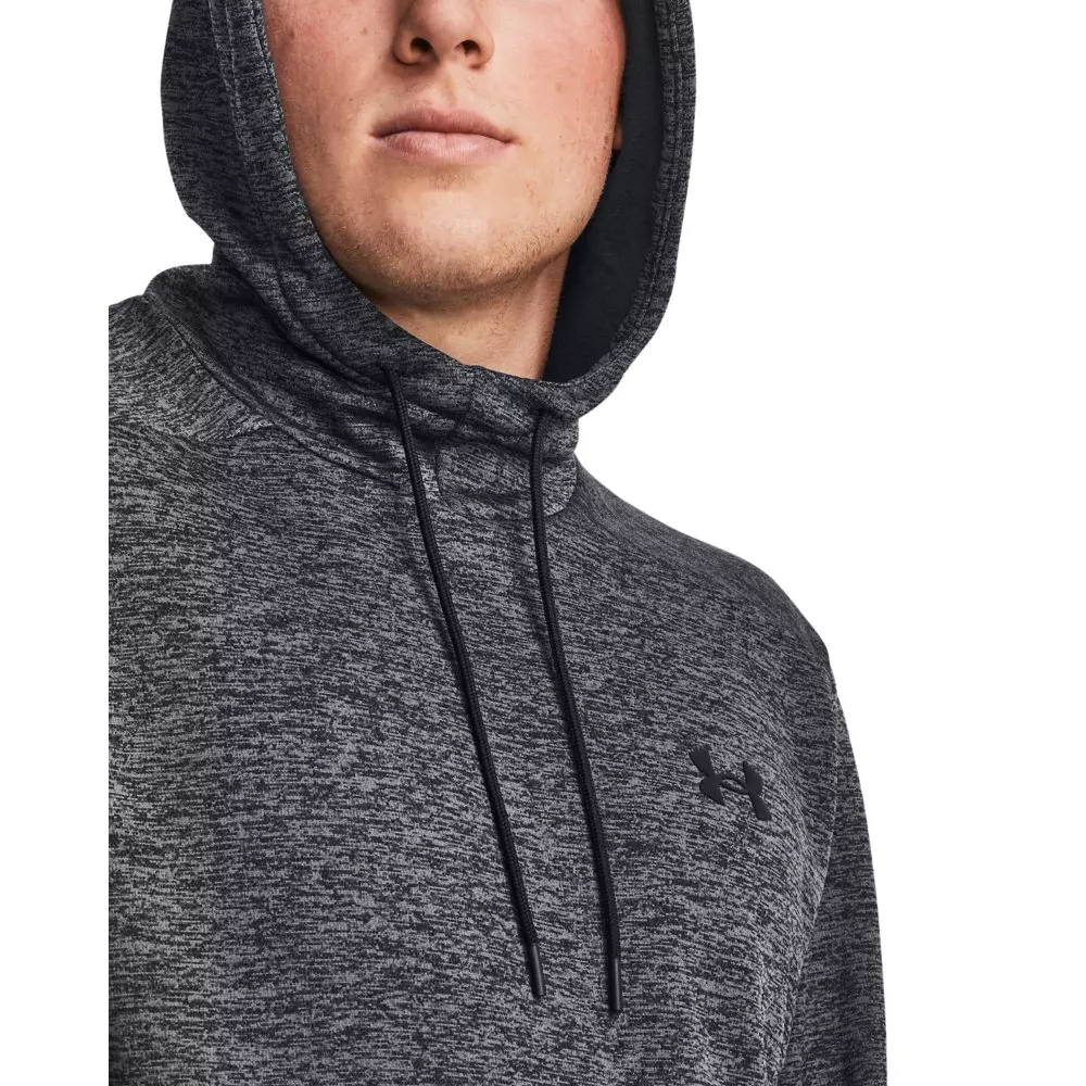 Under Armour Men's Fleece Twist Hoodie - BLACK