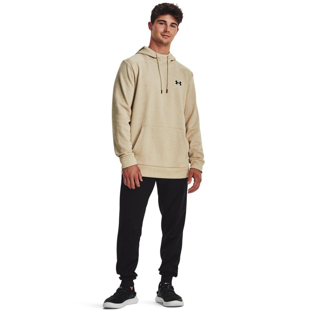 Under Armour Men's Fleece Twist Hoodie - KHAKI Thumbnail View 3