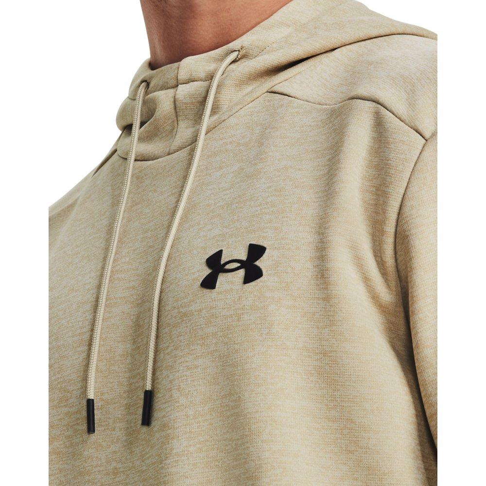 Under Armour Men's Fleece Twist Hoodie - KHAKI Thumbnail View 4