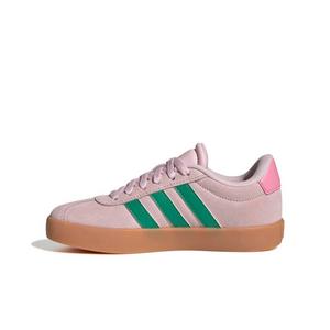 adidas VL Court 3.0 "Clear Pink/Court Green/Gum 2" Preschool Girls' Shoe - PINK/GREEN/GUM