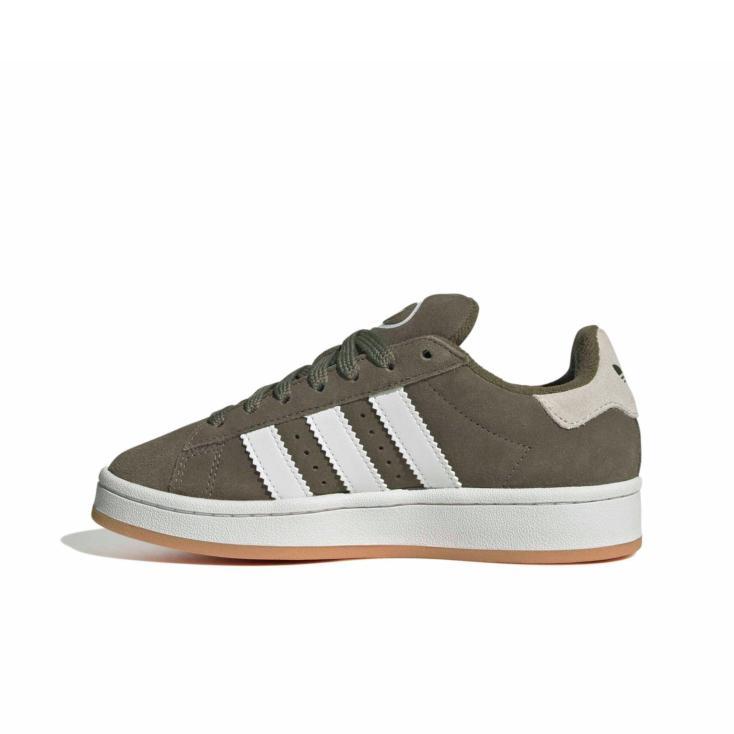 adidas Originals Campus 00s "Olive Strata/Ftwr White/Gum 2" Grade School Boys' Shoe - OLIVE/WHITE/GUM