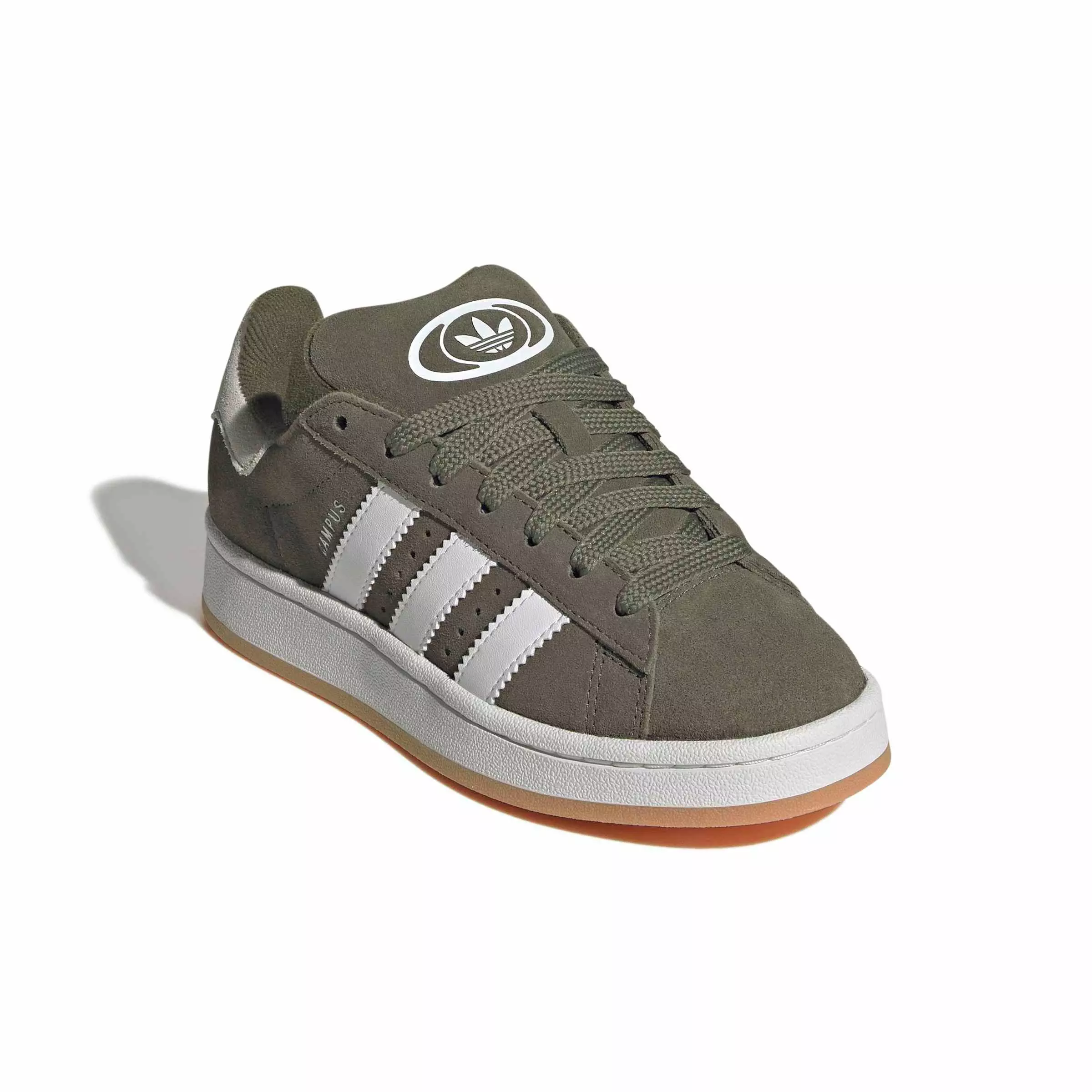 adidas Originals Campus 00s "Olive Strata/Ftwr White/Gum 2" Grade School Boys' Shoe - OLIVE/WHITE/GUM