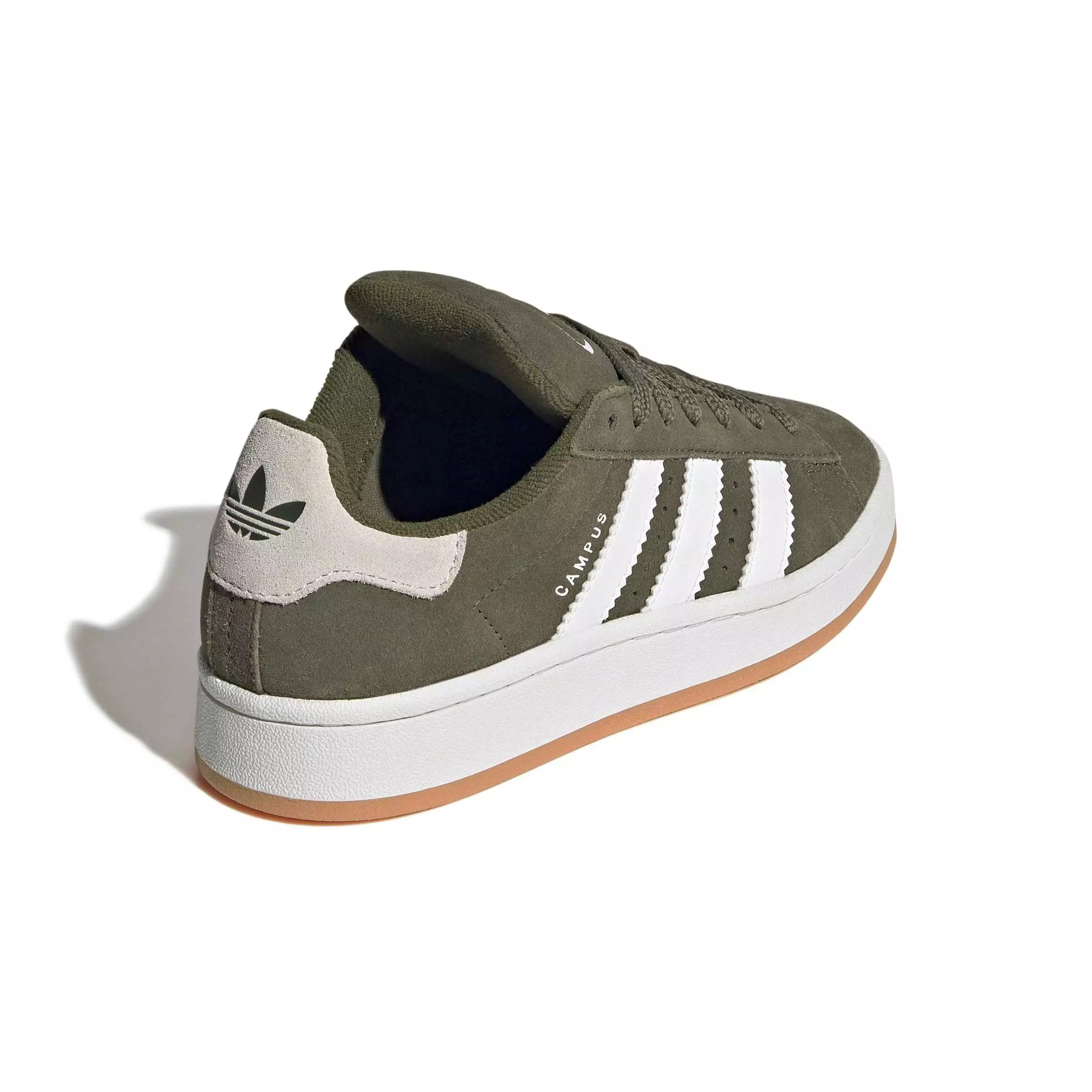 adidas Originals Campus 00s "Olive Strata/Ftwr White/Gum 2" Grade School Boys' Shoe - OLIVE/WHITE/GUM