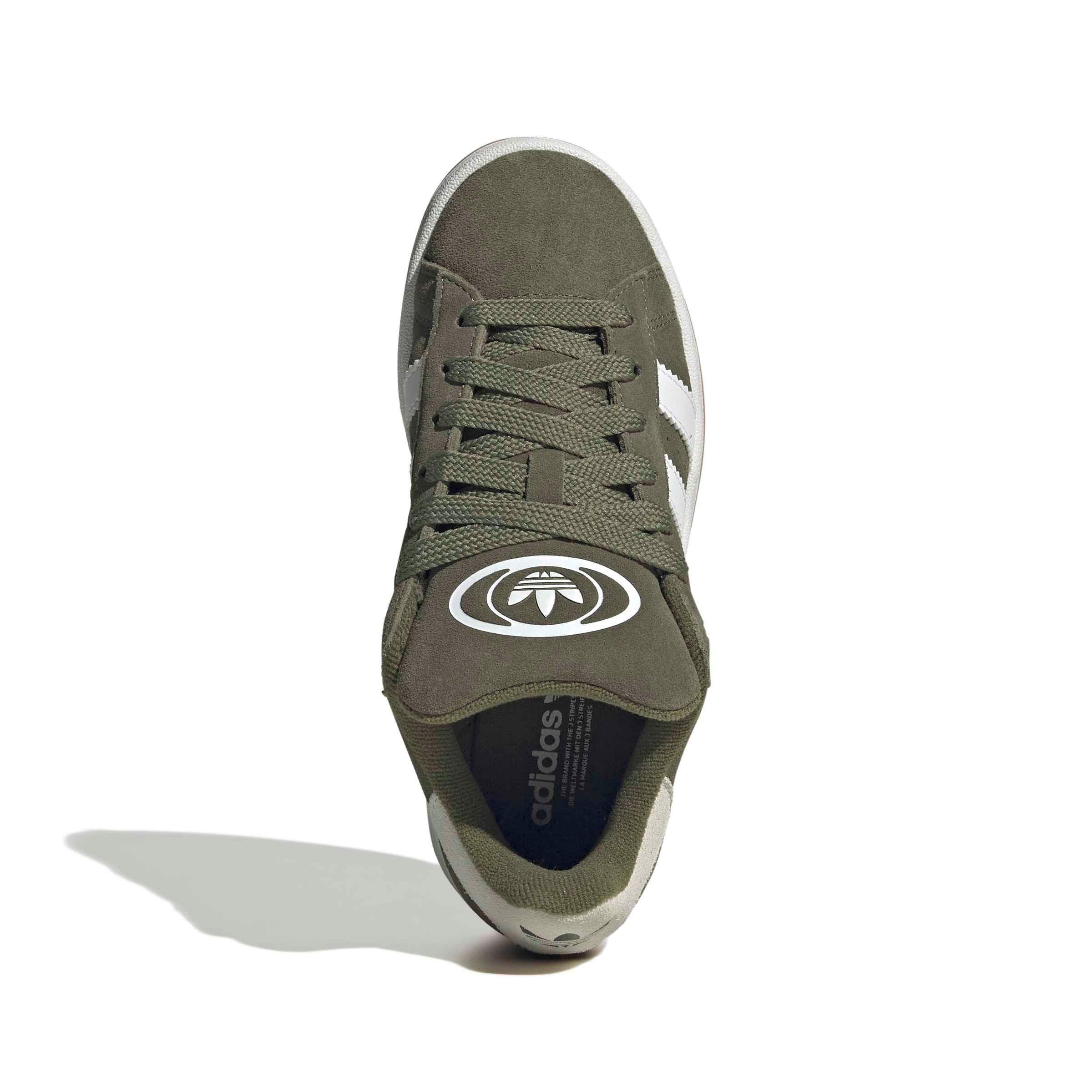 adidas Originals Campus 00s "Olive Strata/Ftwr White/Gum 2" Grade School Boys' Shoe - OLIVE/WHITE/GUM