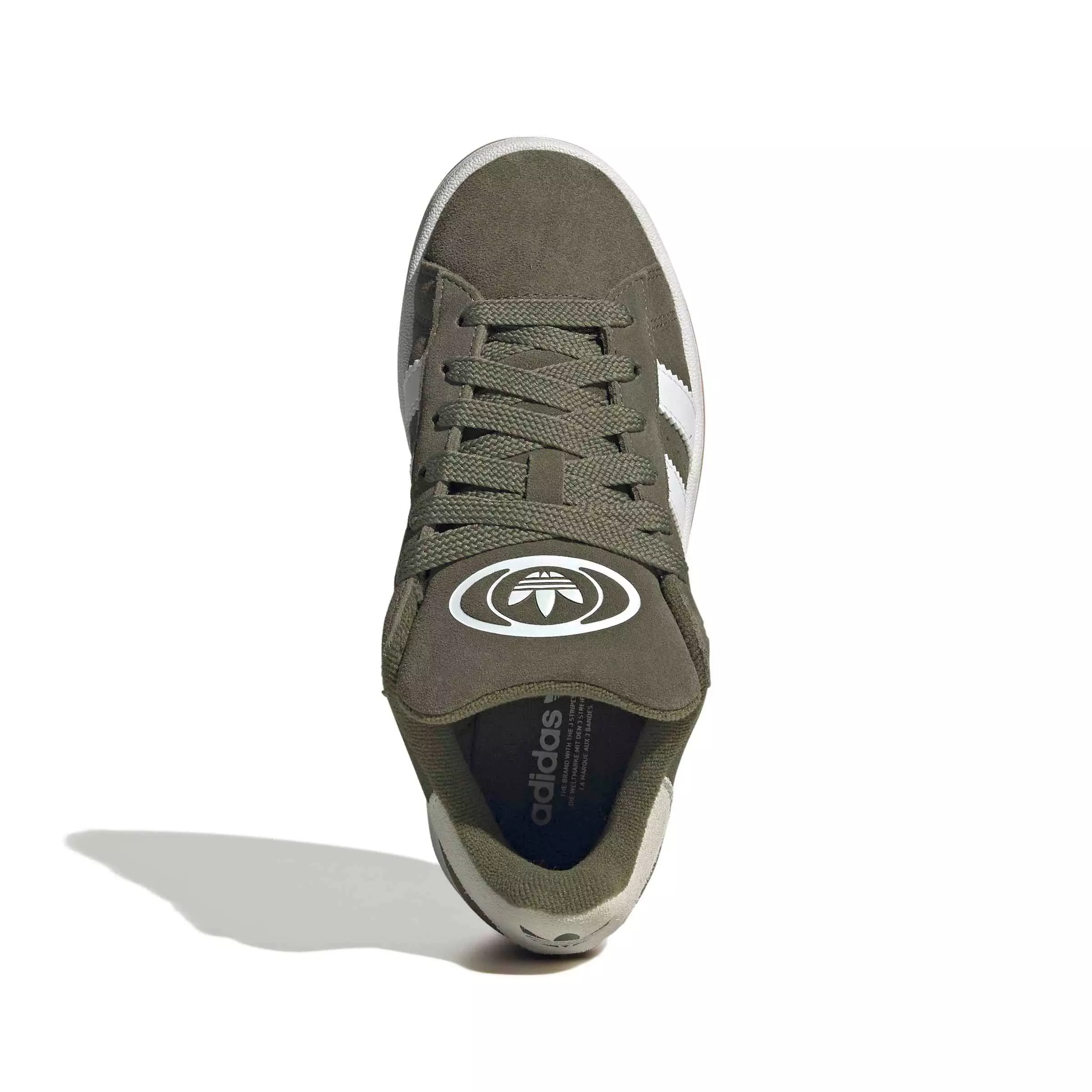 adidas Originals Campus 00s "Olive Strata/Ftwr White/Gum 2" Grade School Boys' Shoe - OLIVE/WHITE/GUM