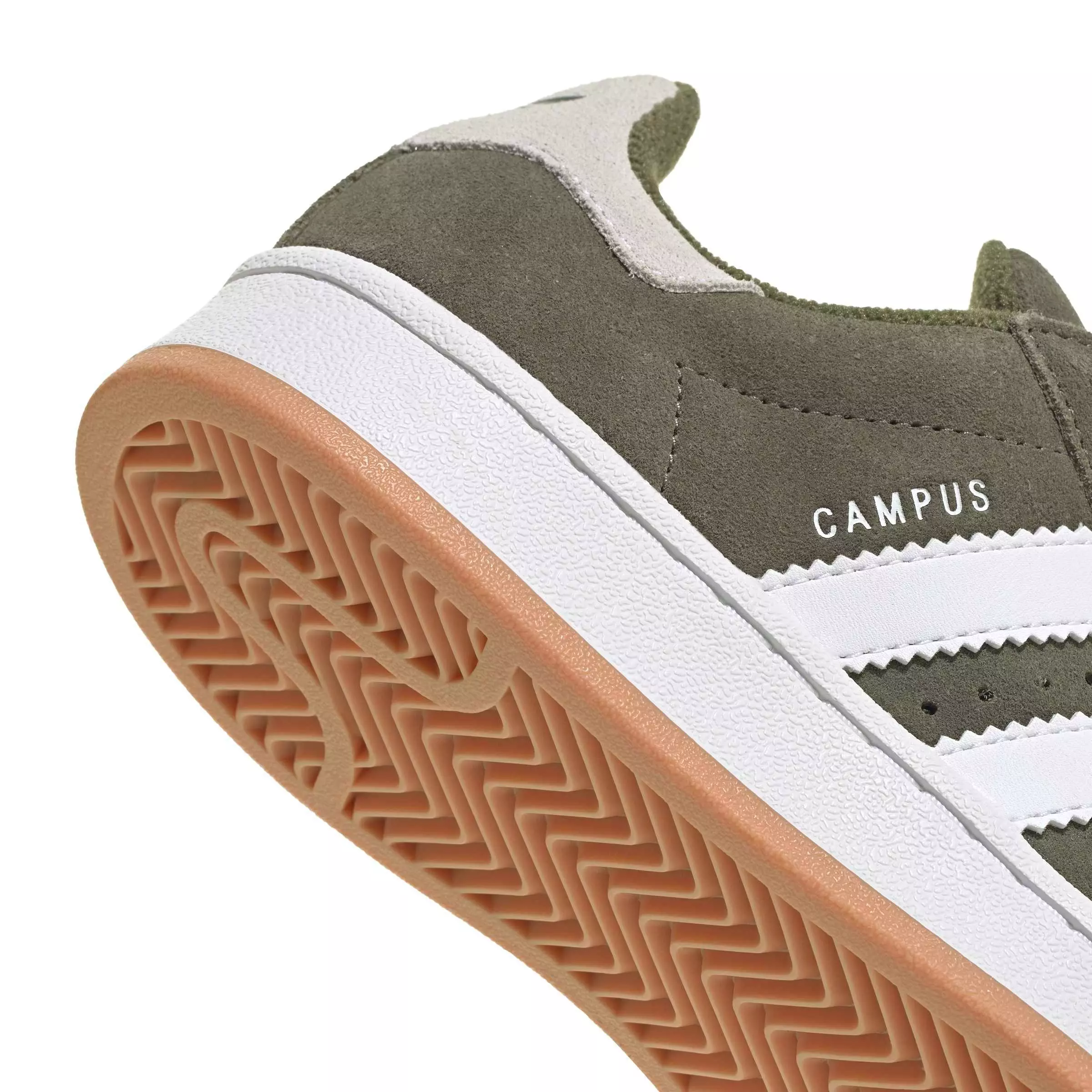adidas Originals Campus 00s "Olive Strata/Ftwr White/Gum 2" Grade School Boys' Shoe - OLIVE/WHITE/GUM
