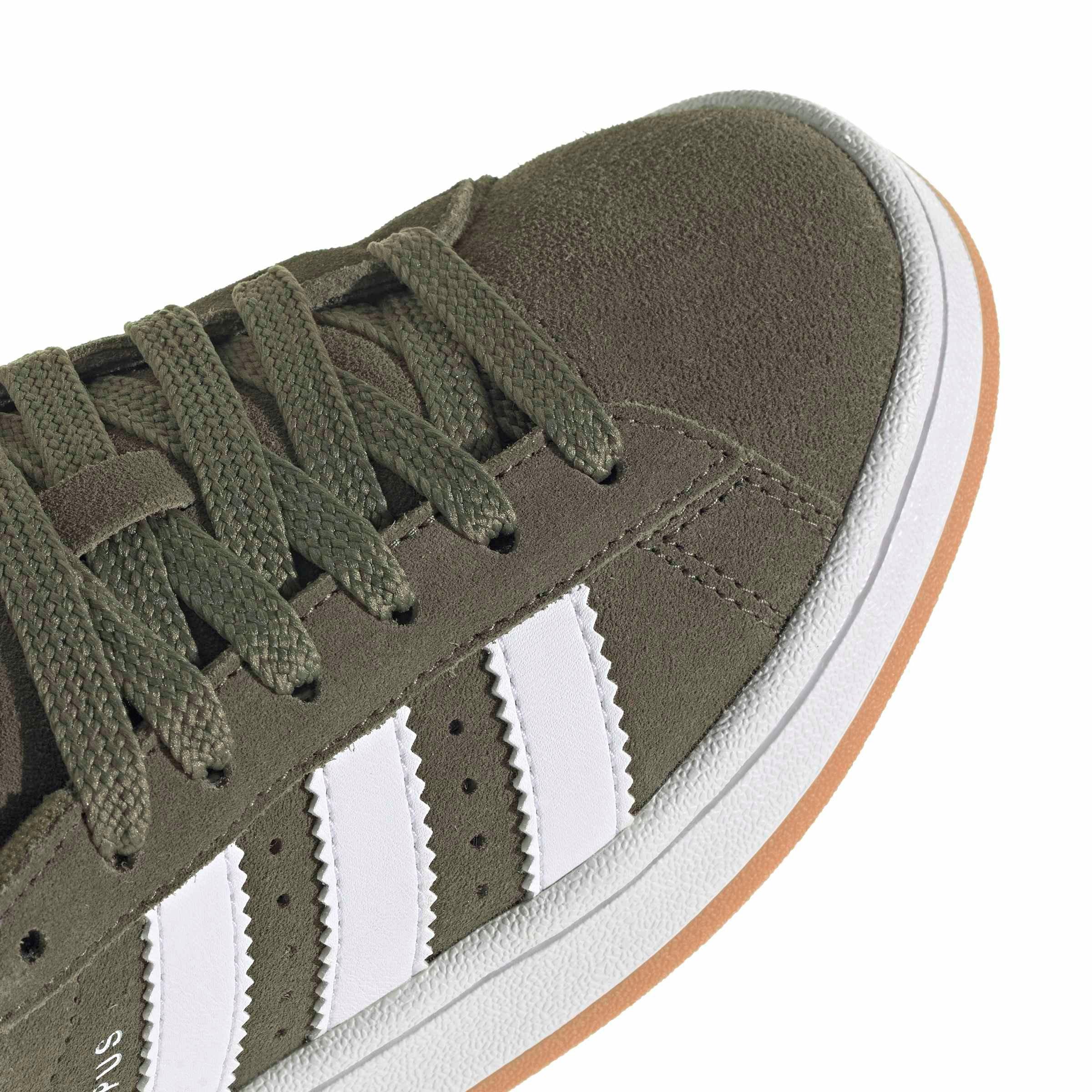 adidas Originals Campus 00s "Olive Strata/Ftwr White/Gum 2" Grade School Boys' Shoe - OLIVE/WHITE/GUM