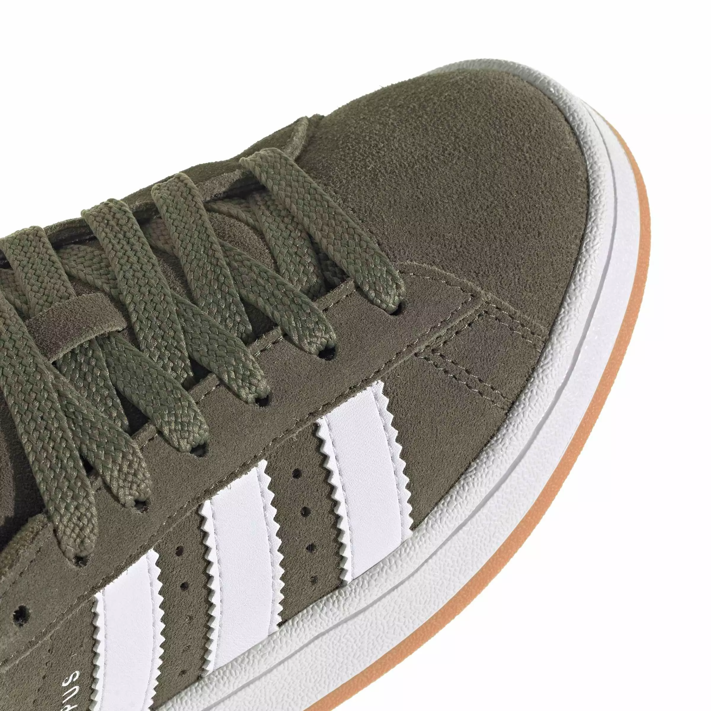 adidas Originals Campus 00s "Olive Strata/Ftwr White/Gum 2" Grade School Boys' Shoe - OLIVE/WHITE/GUM