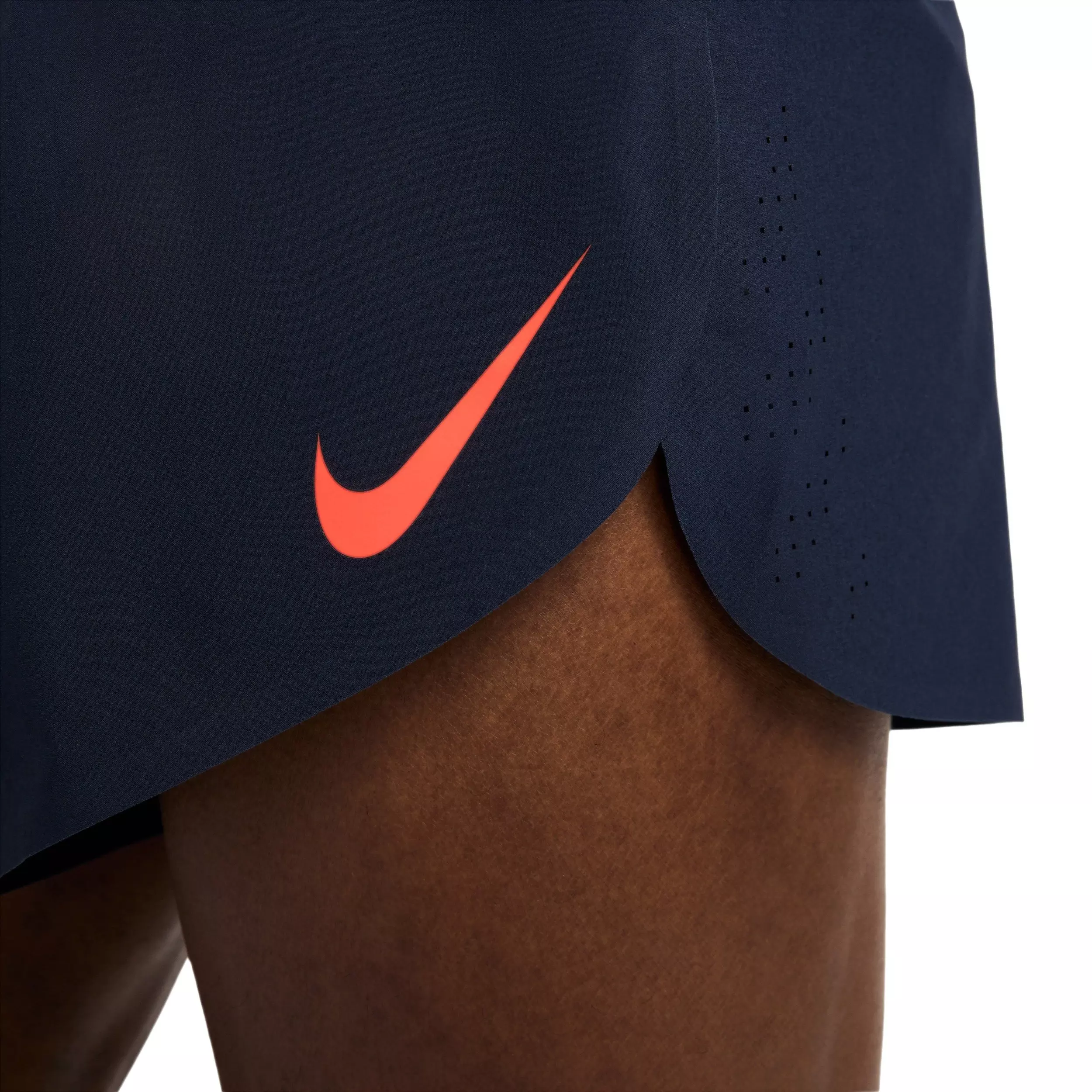 Nike Men's AeroSwift Dri-FIT ADV 2" Brief-Lined Running Shorts -Blue - BLUE