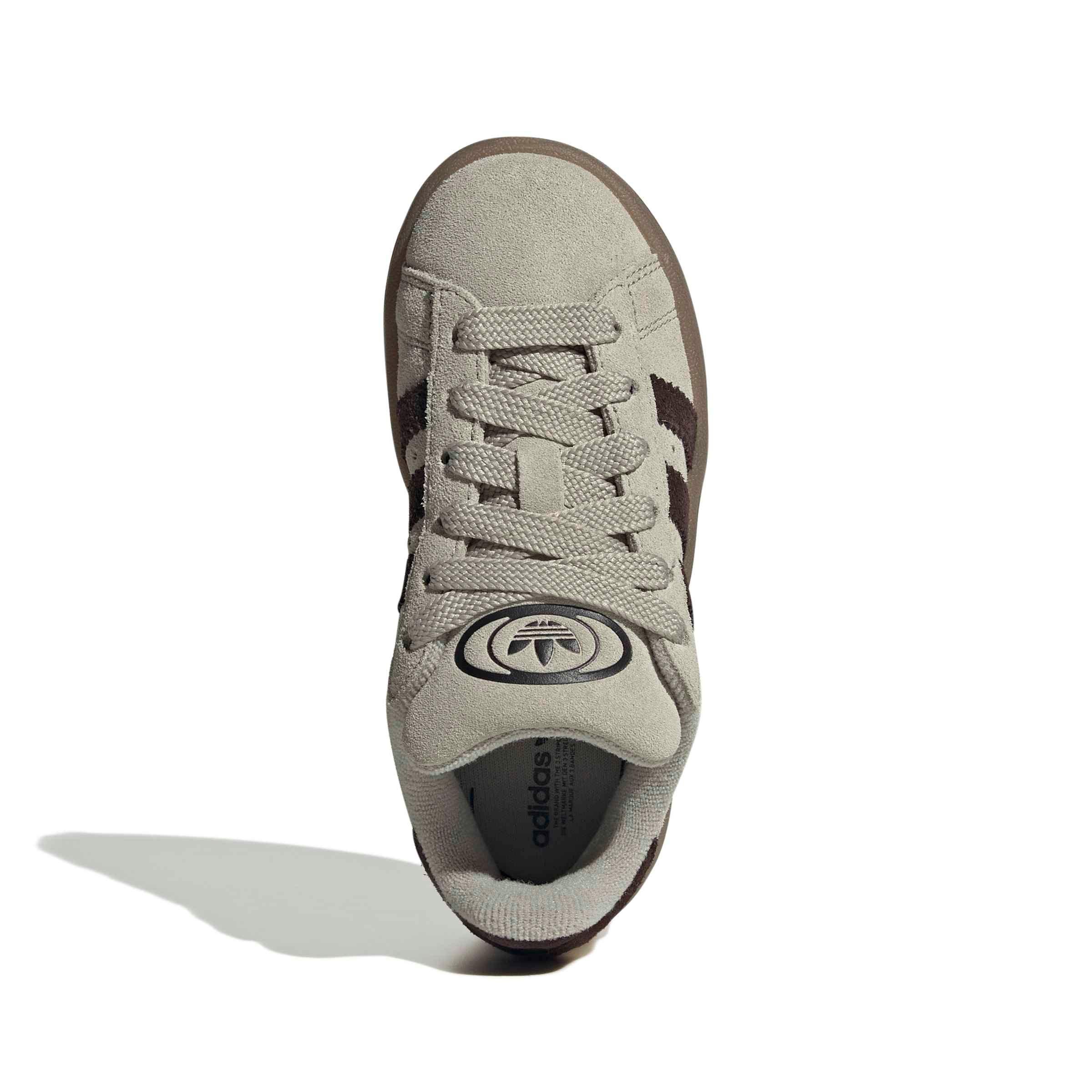 adidas Originals Campus 00s "Sesame/Aurora Coffee/Gum 5" Preschool Girls' Shoe - SESAME/COFFEE/GUM