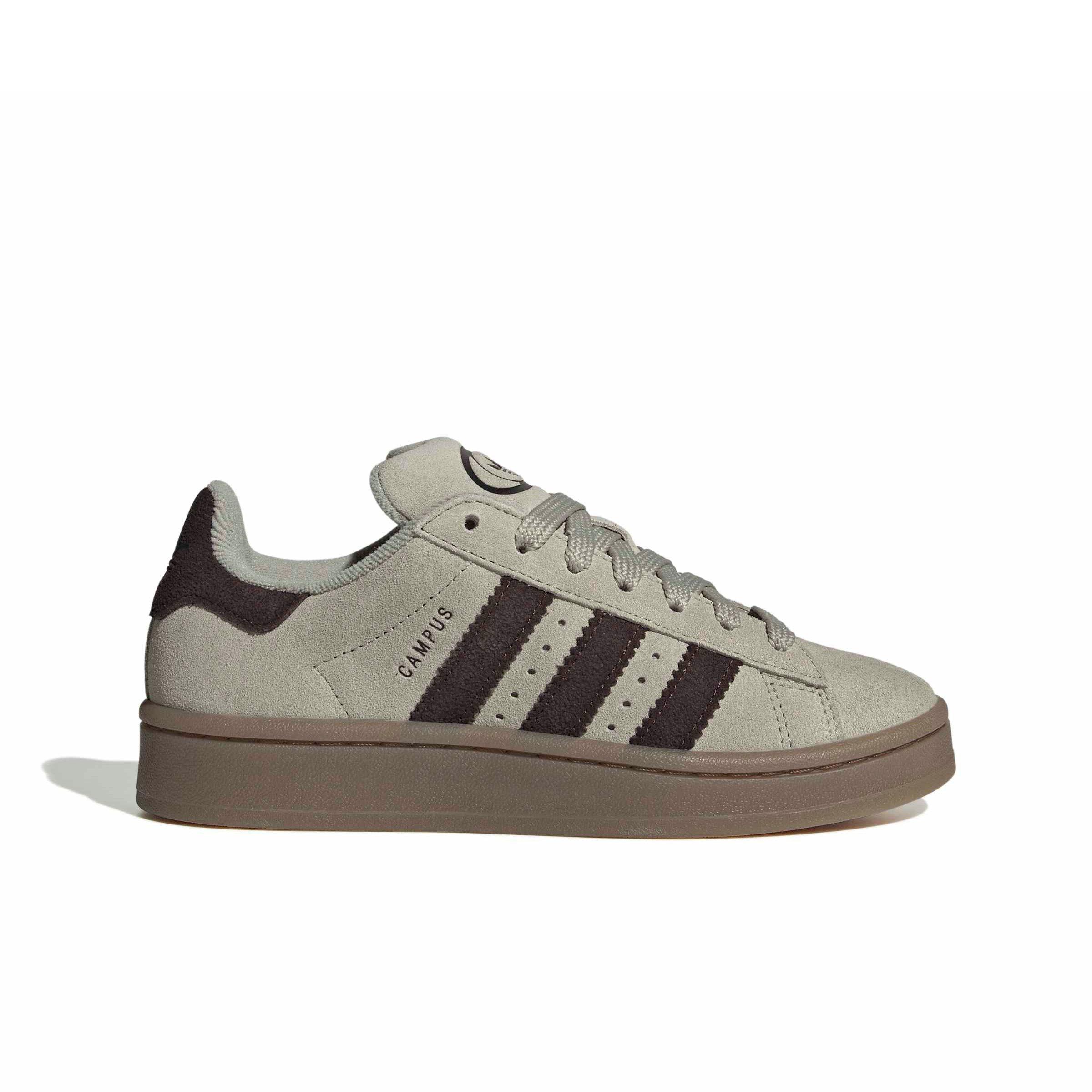 adidas Originals Campus 00s "Sesame/Aurora Coffee/Gum 5" Grade School Girls' Shoe - SESAME/COFFEE/GUM