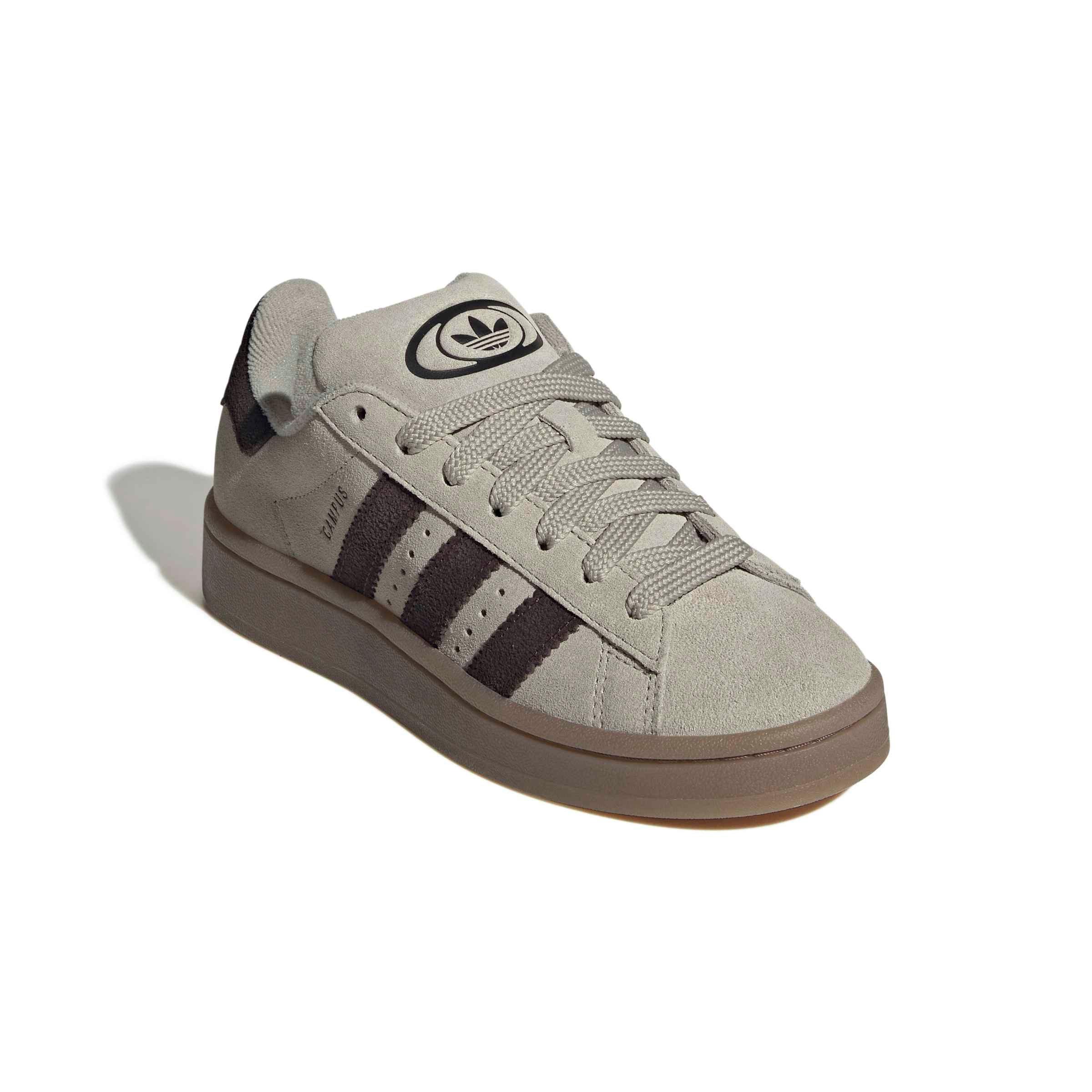adidas Originals Campus 00s "Sesame/Aurora Coffee/Gum 5" Grade School Girls' Shoe - SESAME/COFFEE/GUM