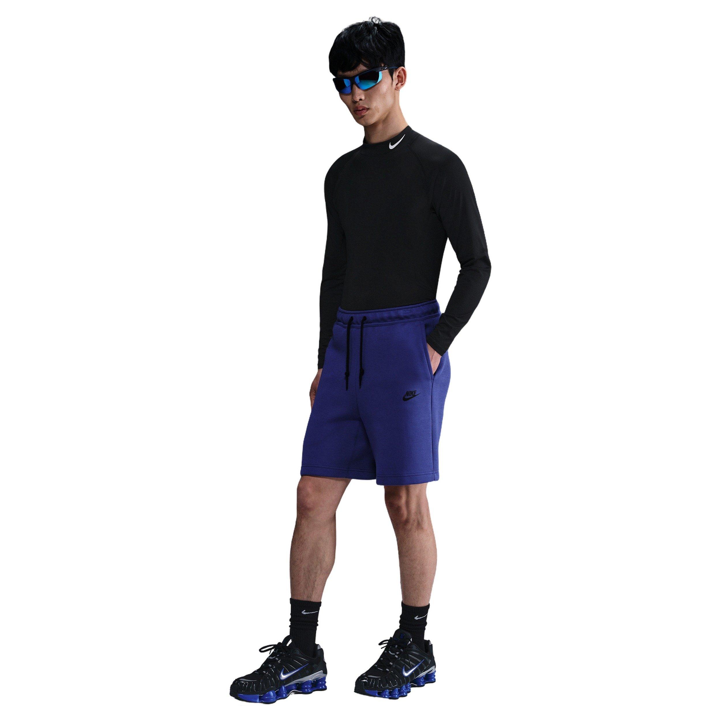 Nike Men's Sportswear Tech Fleece Shorts - Dark Blue - DK BLUE Thumbnail View 1