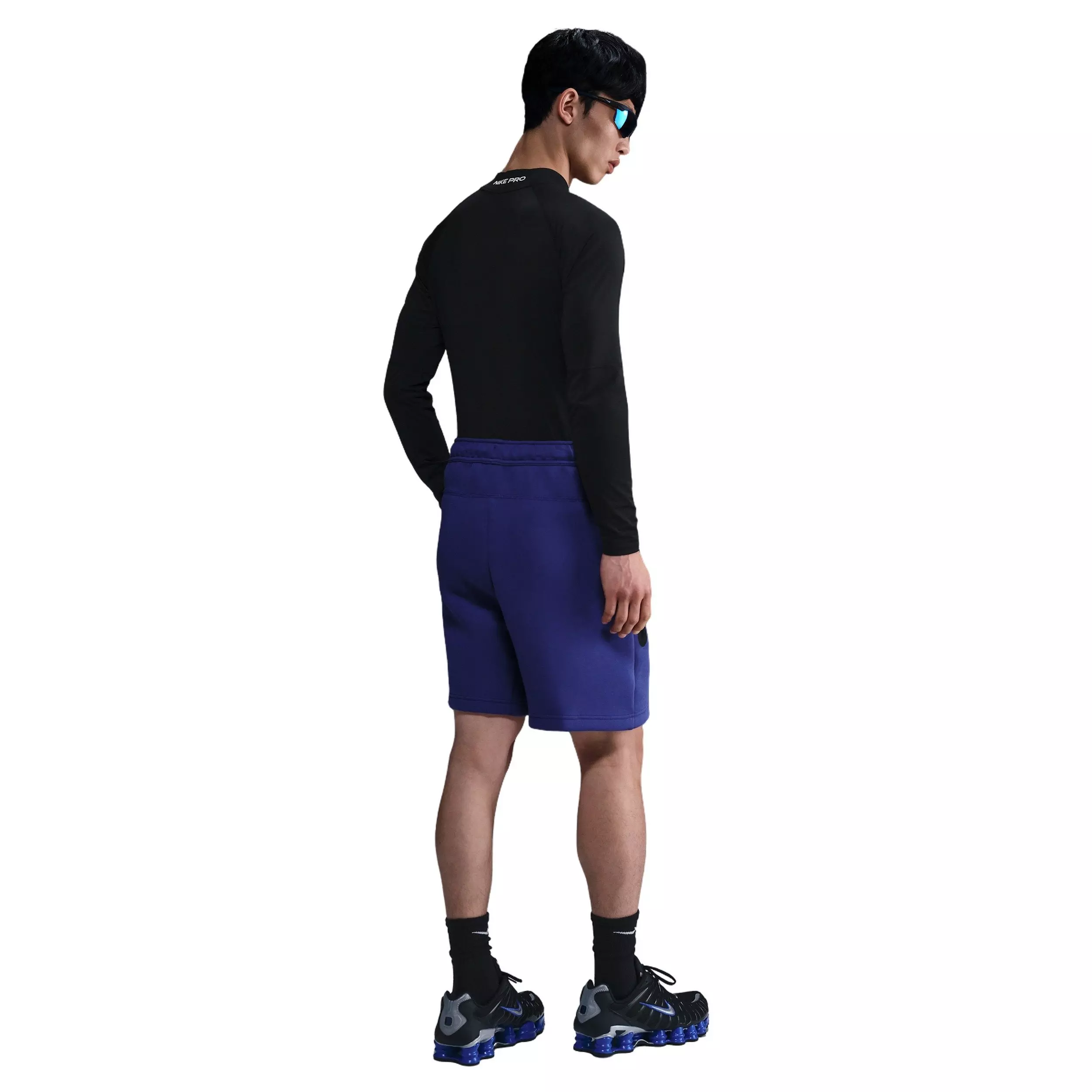 Nike Men's Sportswear Tech Fleece Shorts -Dk Blue - DK BLUE
