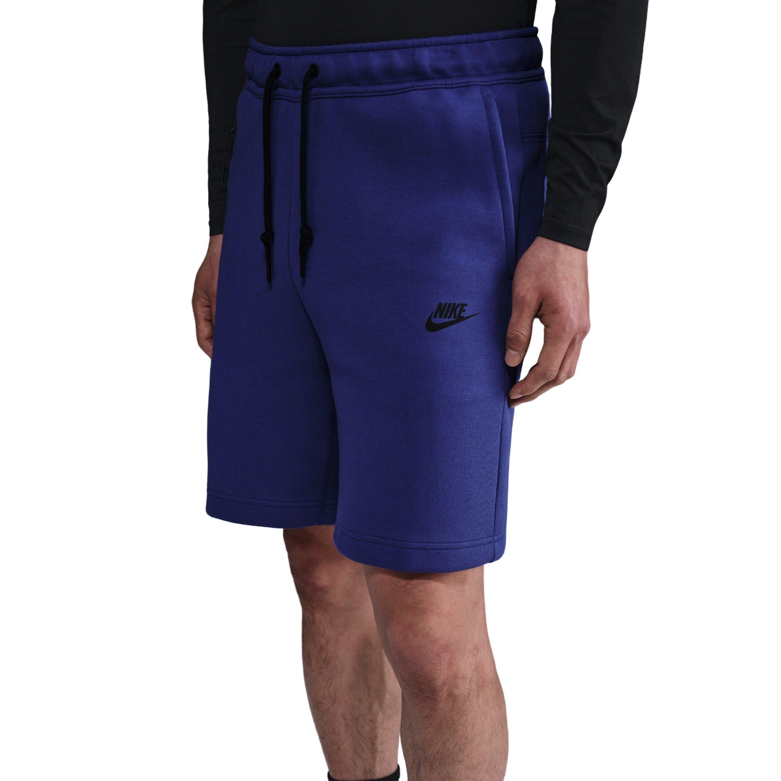 Nike Men's Sportswear Tech Fleece Shorts - Dark Blue - DK BLUE Thumbnail View 3