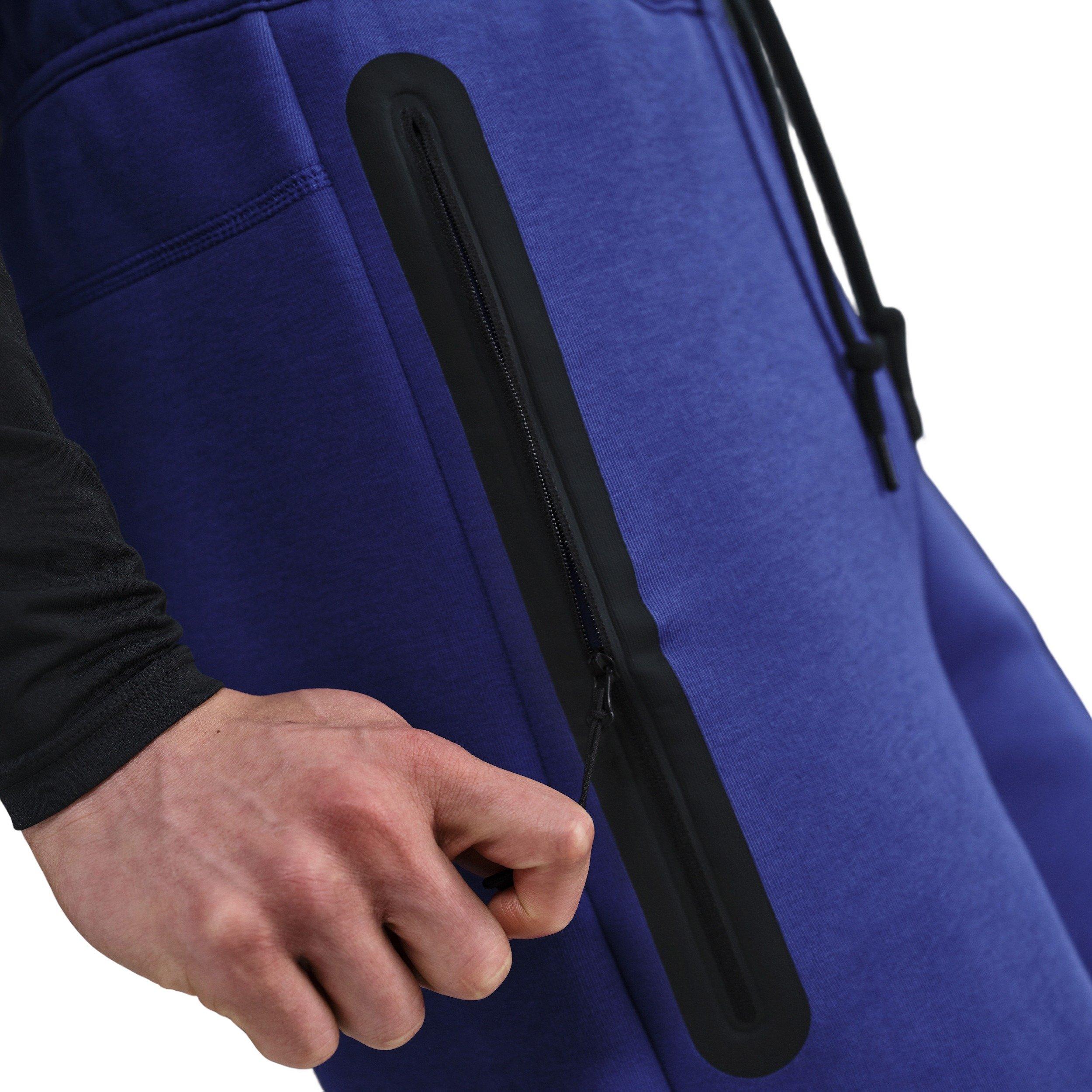 Nike Men's Sportswear Tech Fleece Shorts -Dk Blue - DK BLUE Thumbnail View 4