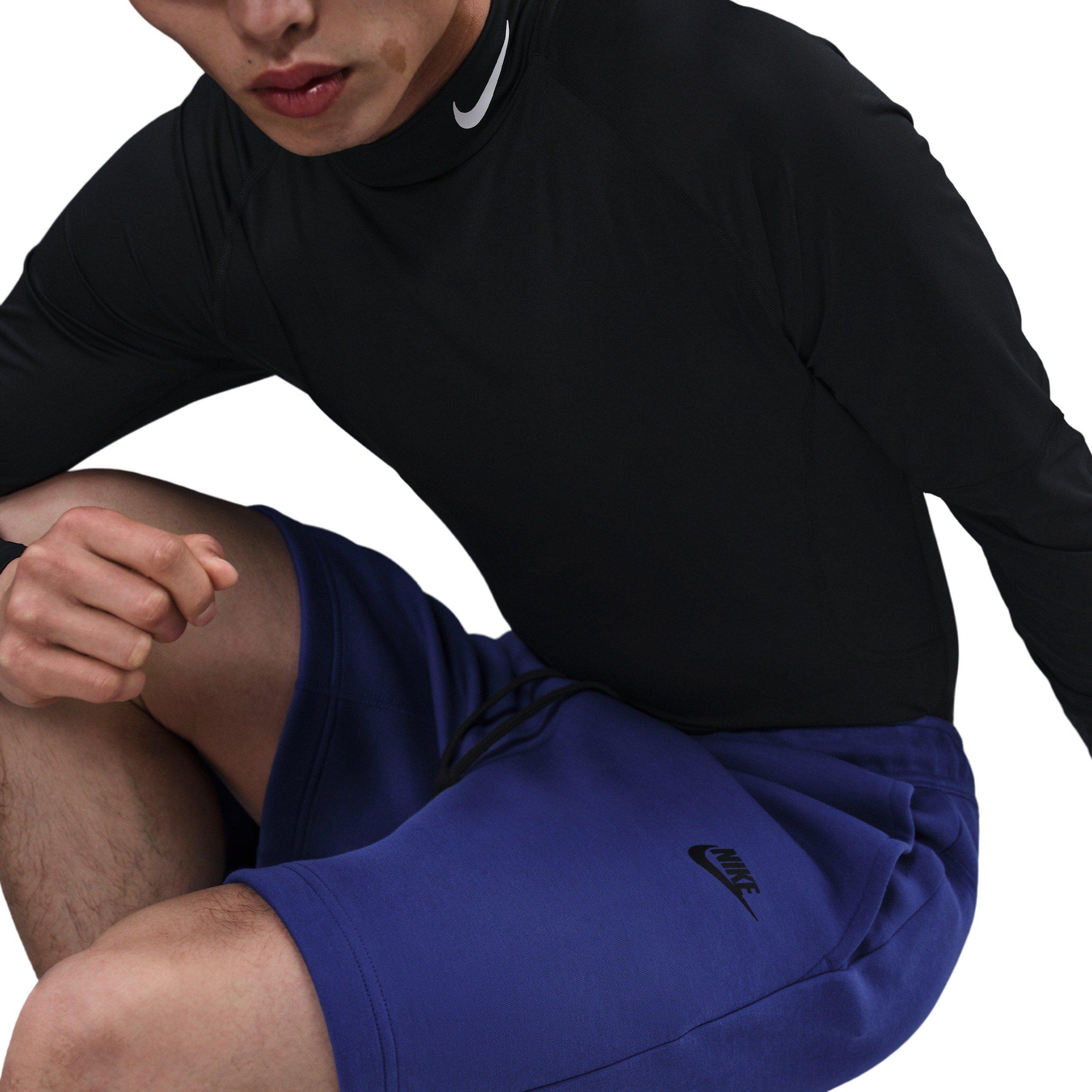 Nike Men's Sportswear Tech Fleece Shorts - Dark Blue - DK BLUE Thumbnail View 5
