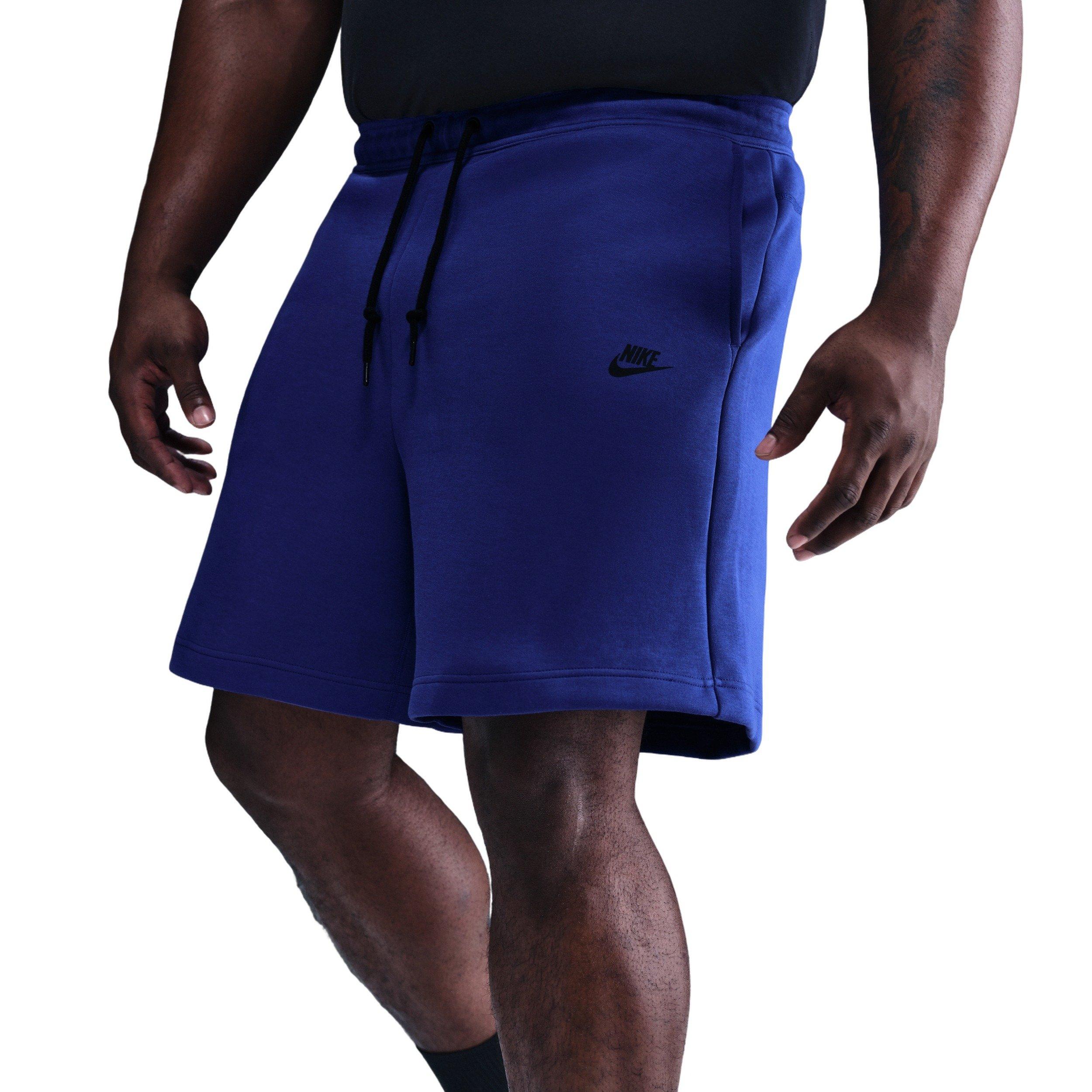 Nike Men's Sportswear Tech Fleece Shorts - Dark Blue - DK BLUE Thumbnail View 7