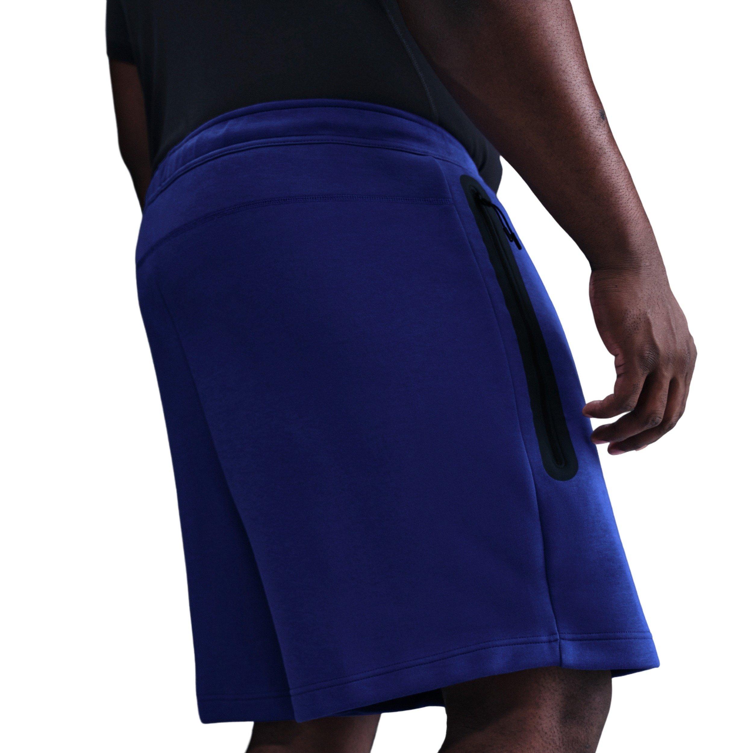 Nike Men's Sportswear Tech Fleece Shorts - Dark Blue - DK BLUE Thumbnail View 8