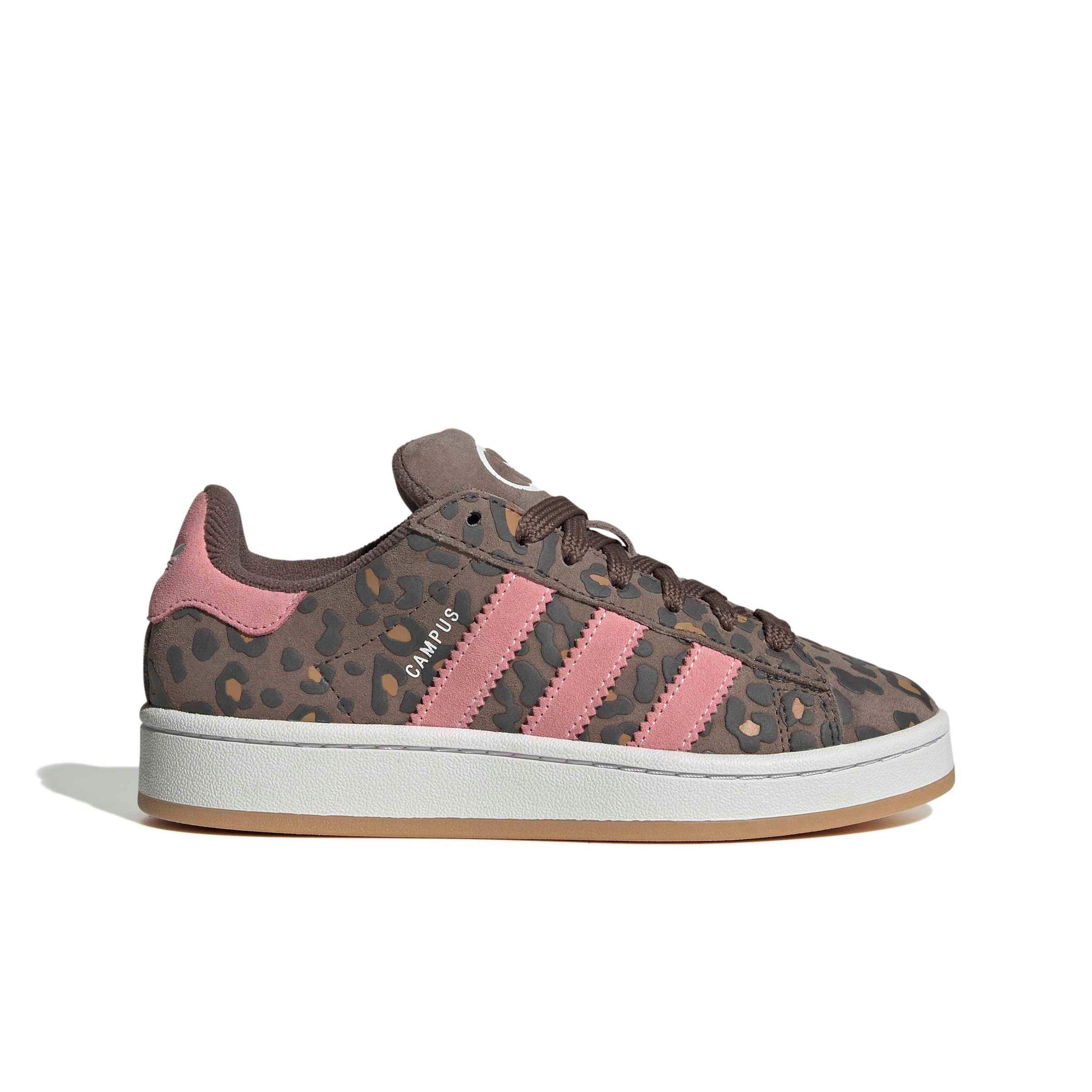 adidas Originals Campus 00s "Earth Strata/Ftwr White/Glow Pink" Grade School Girls' Shoe - EARTH/WHITE/PINK