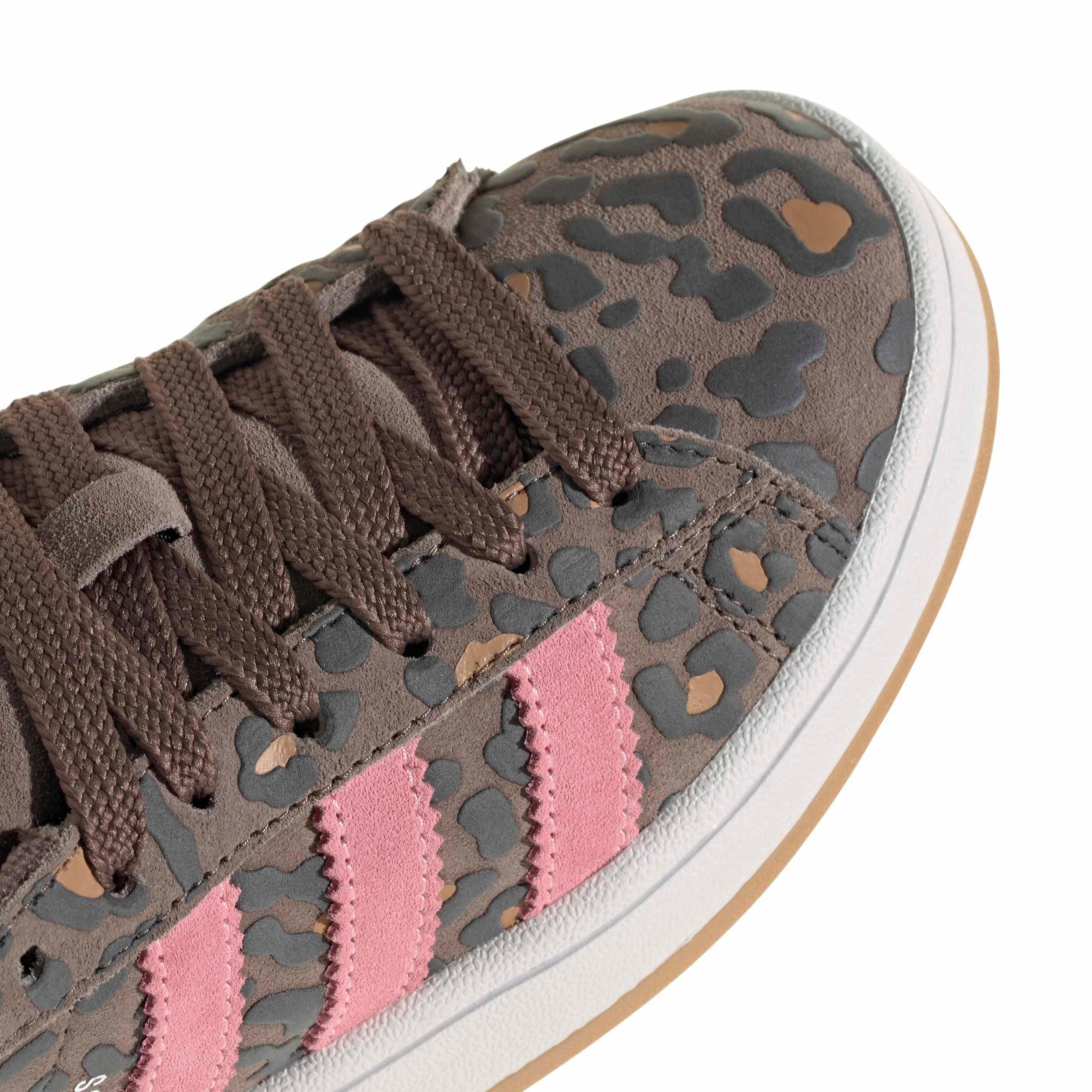 adidas Originals Campus 00s "Earth Strata/Ftwr White/Glow Pink" Grade School Girls' Shoe - EARTH/WHITE/PINK