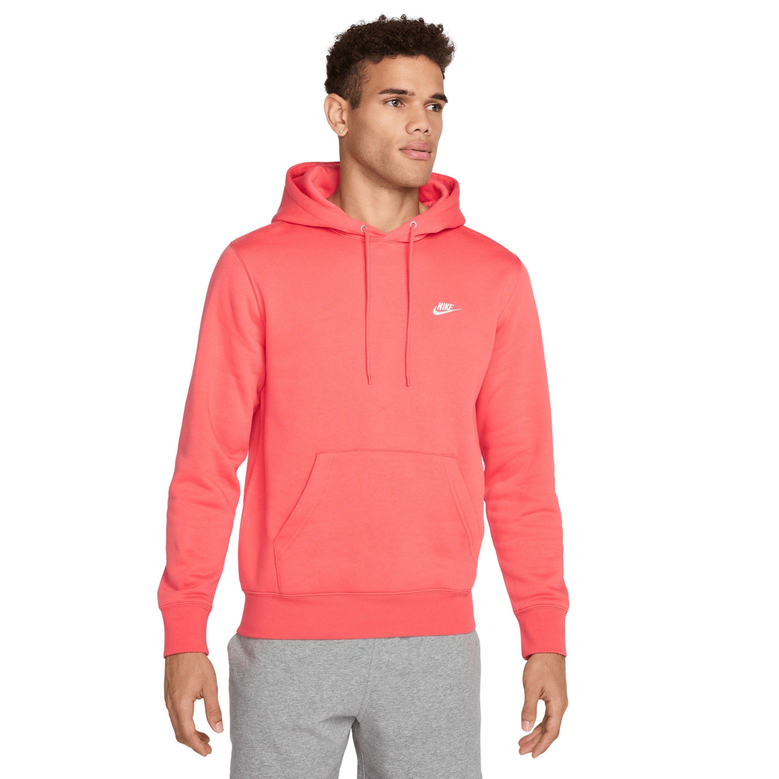 Nike Men's Club Pullover Fleece Hoodie -Apricot - APRICOT Thumbnail View 1