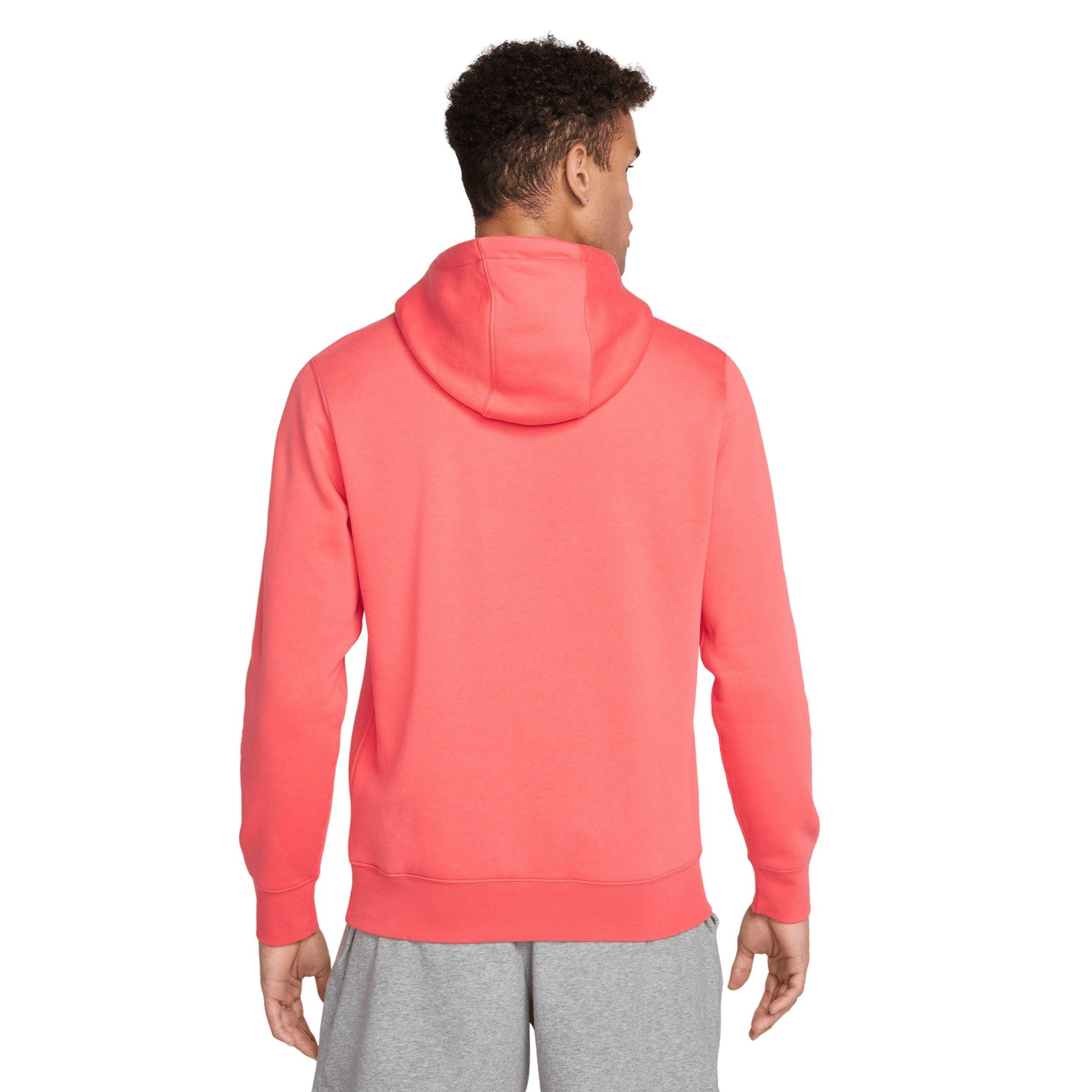 Nike Men's Club Pullover Fleece Hoodie -Apricot - APRICOT Thumbnail View 2
