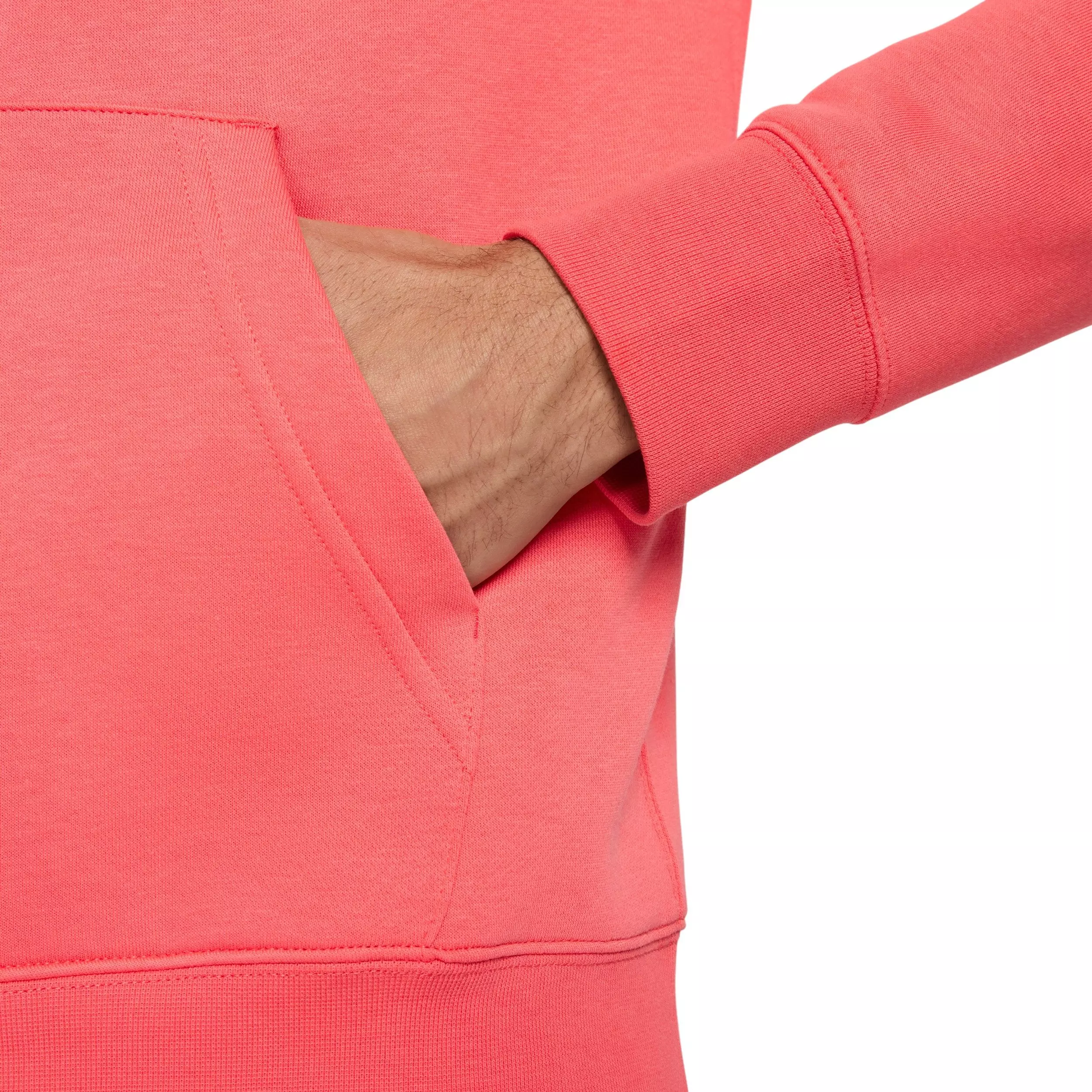 Nike Men's Club Pullover Fleece Hoodie - Apricot - APRICOT