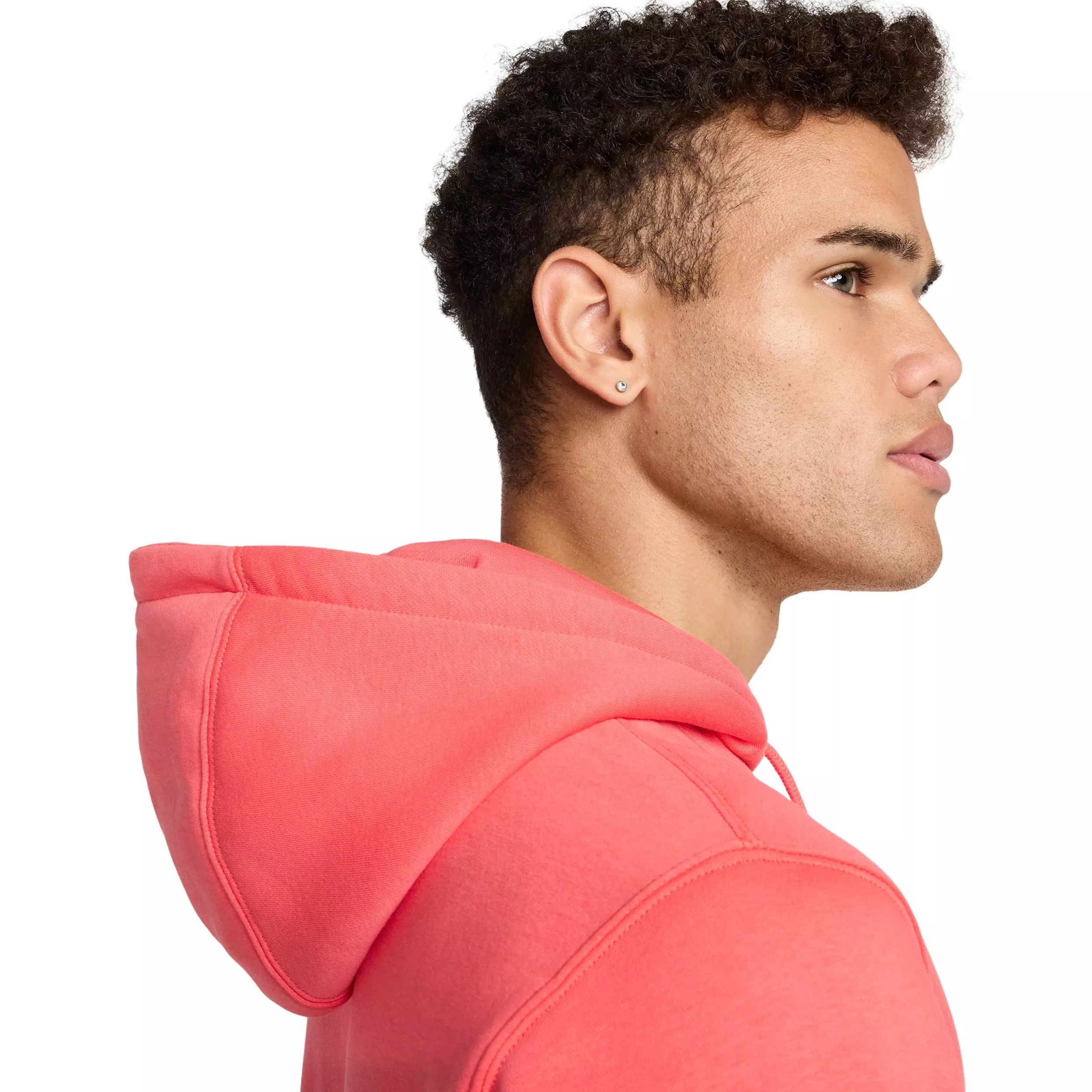 Nike Men's Club Pullover Fleece Hoodie - Apricot - APRICOT