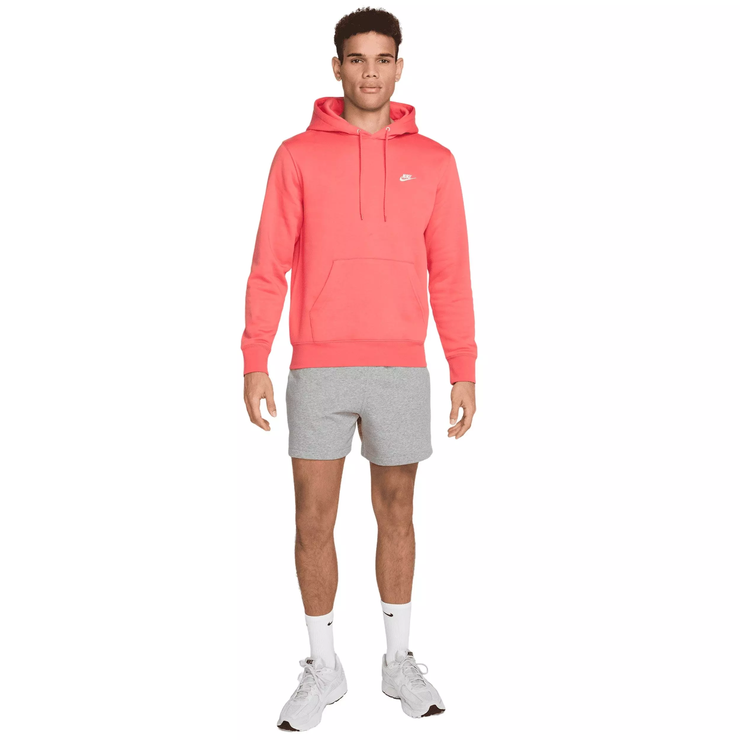 Nike Men's Club Pullover Fleece Hoodie -Apricot - APRICOT
