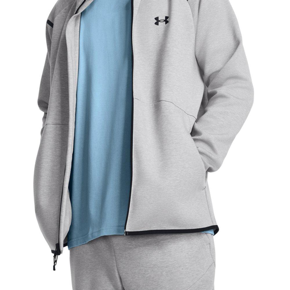 Under Armour Men's Unstoppable Full-Zip Jacket - GREY/BLACK Thumbnail View 4
