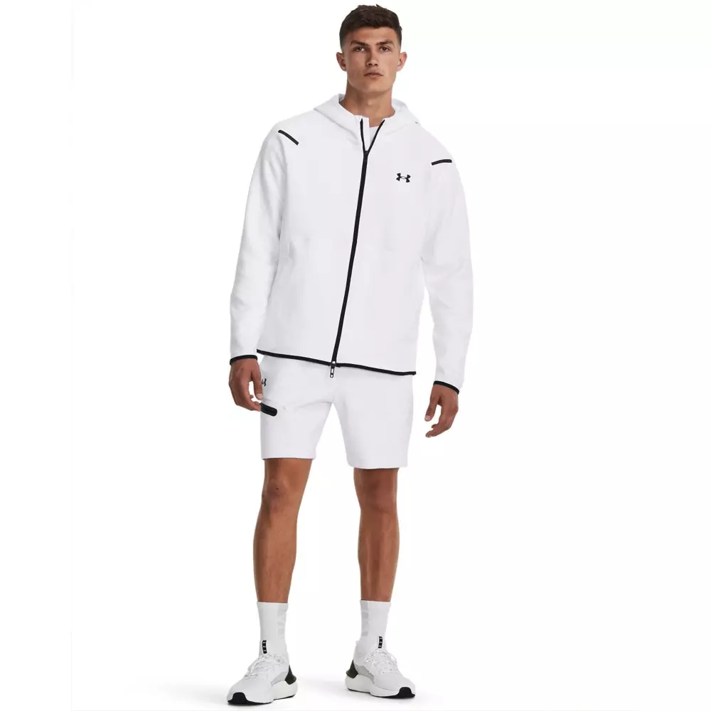 Under Armour Men's Unstoppable Full-Zip Jacket - WHITE/BLACK