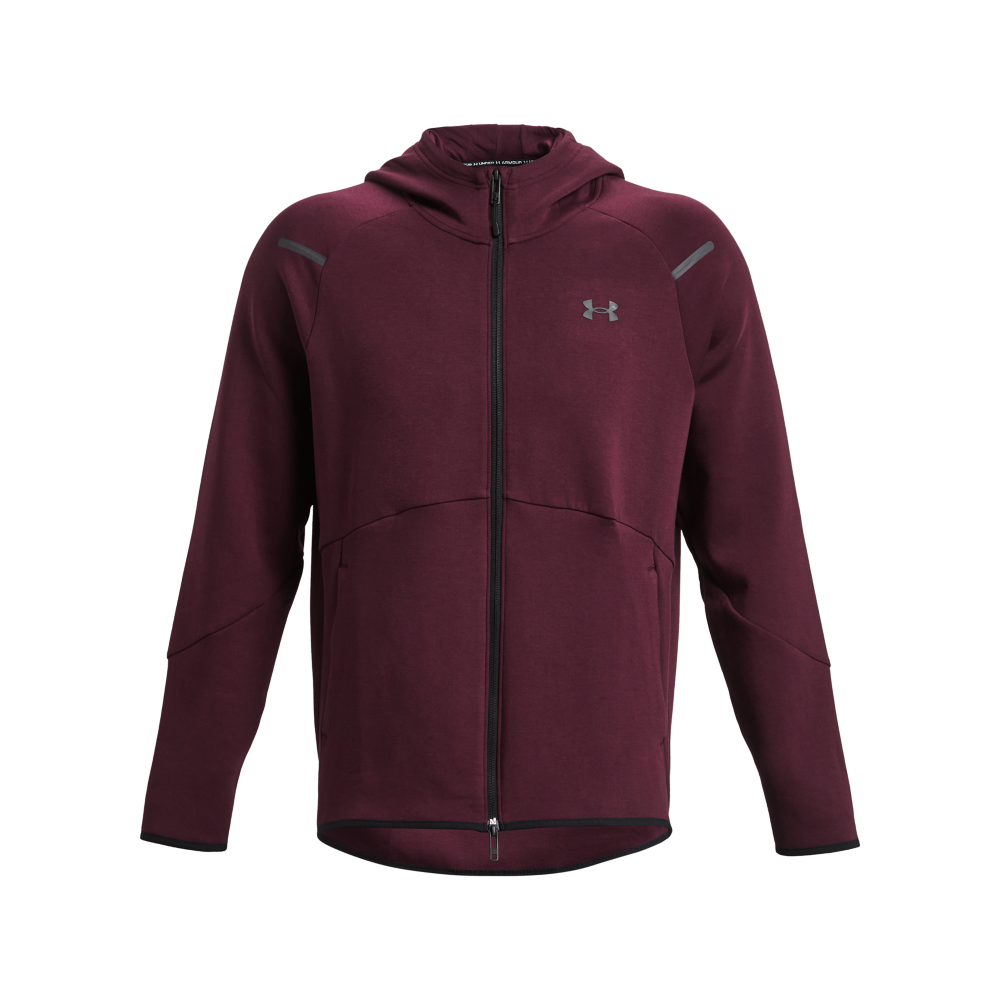 Under Armour Men's Unstoppable Full-Zip Jacket - MAROON/BLACK Thumbnail View 5