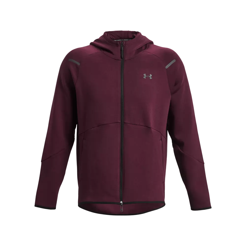 Under Armour Men's Unstoppable Full-Zip Jacket - MAROON/BLACK