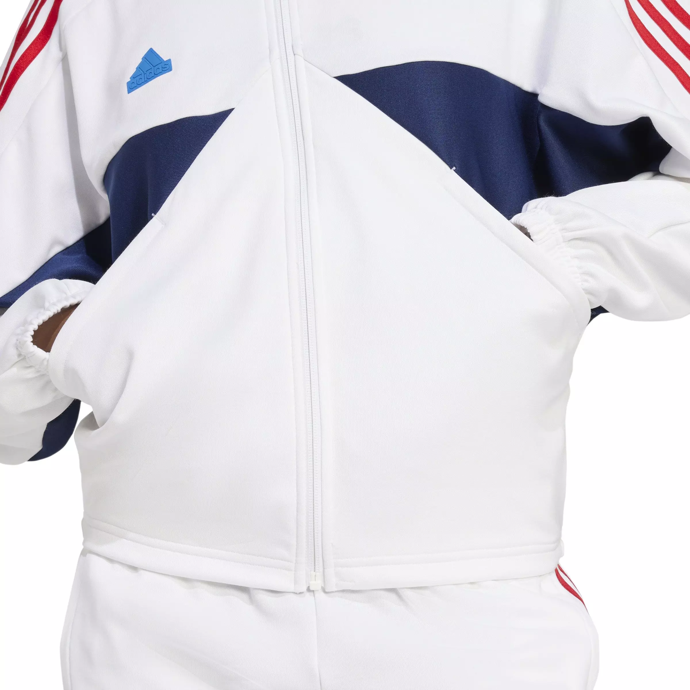 adidas Women's Tiro Cut 3-Stripes Track Top-White - WHITE