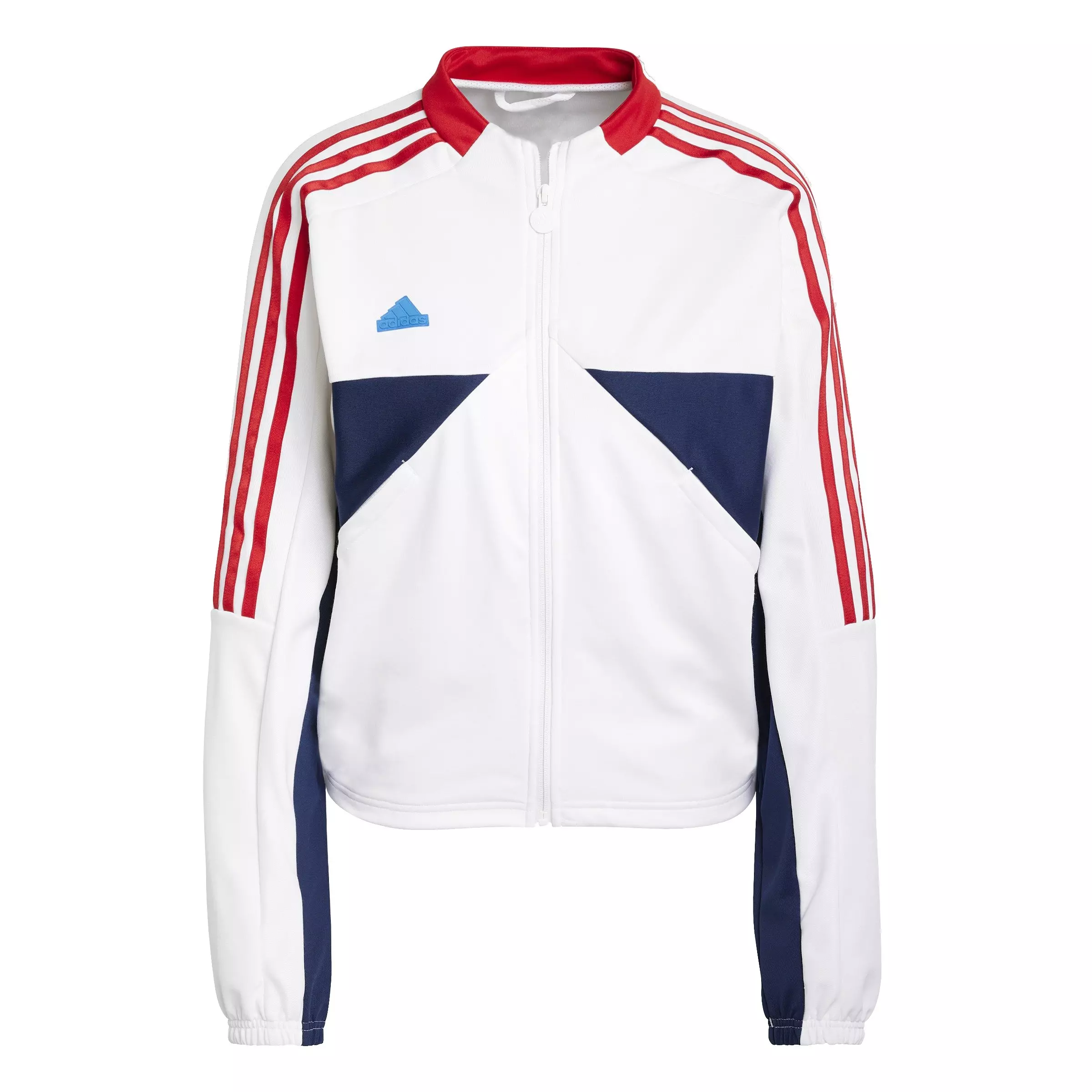 adidas Women's Tiro Cut 3-Stripes Track Top-White - WHITE