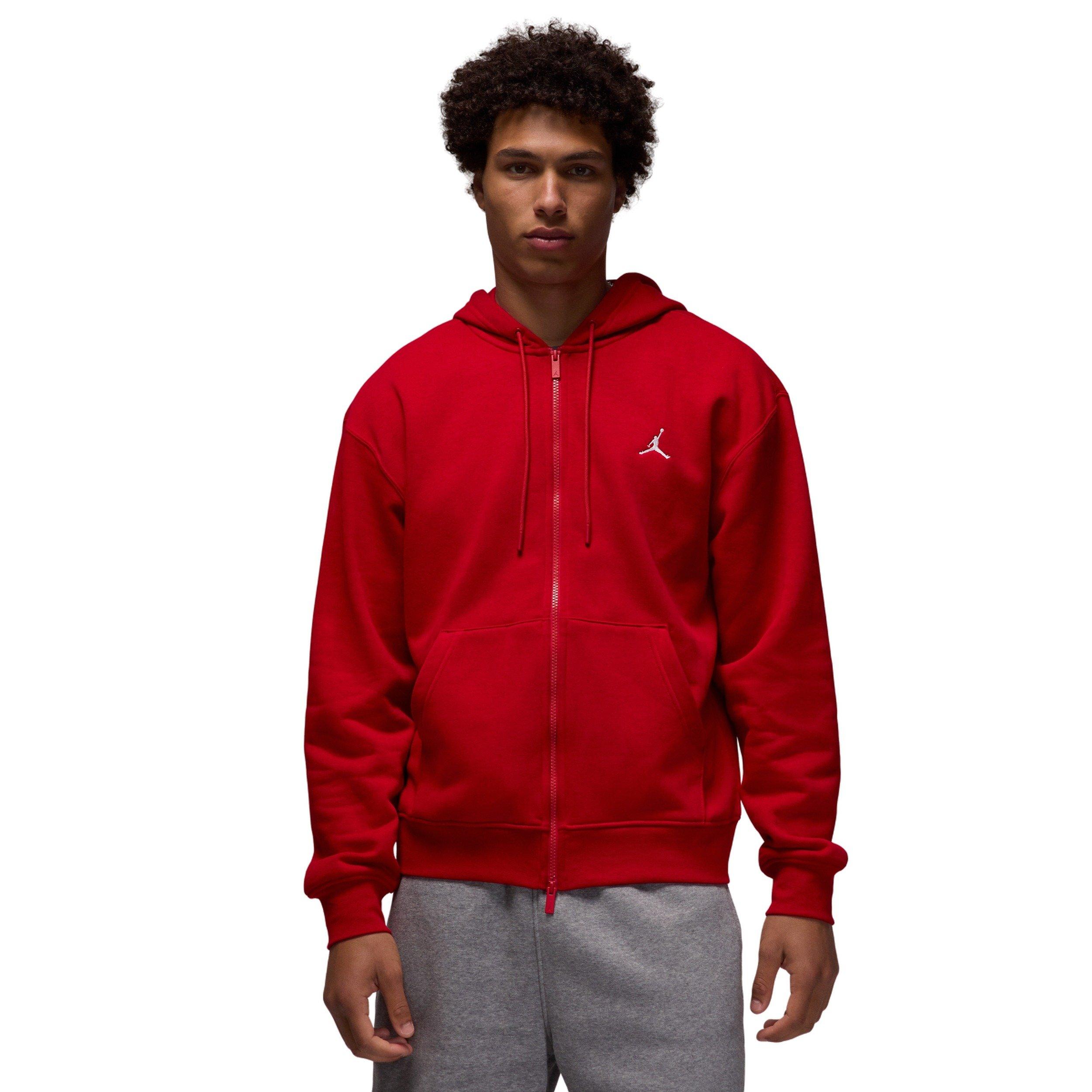 Jordan Brooklyn Fleece Full-Zip Jacket Red | Hibbett
