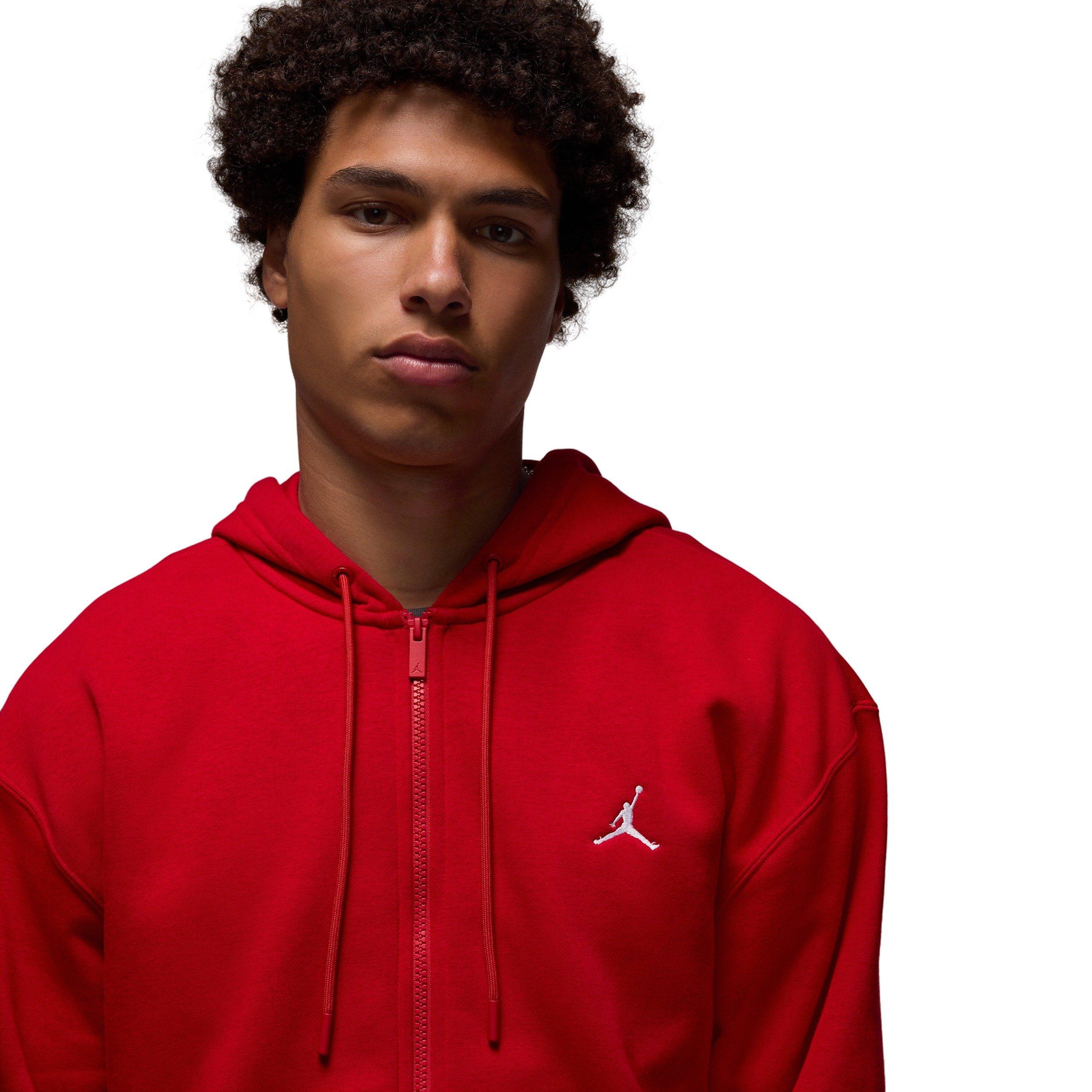 Jordan Men's Brooklyn Fleece Full-Zip Jacket - Red - RED Thumbnail View 3