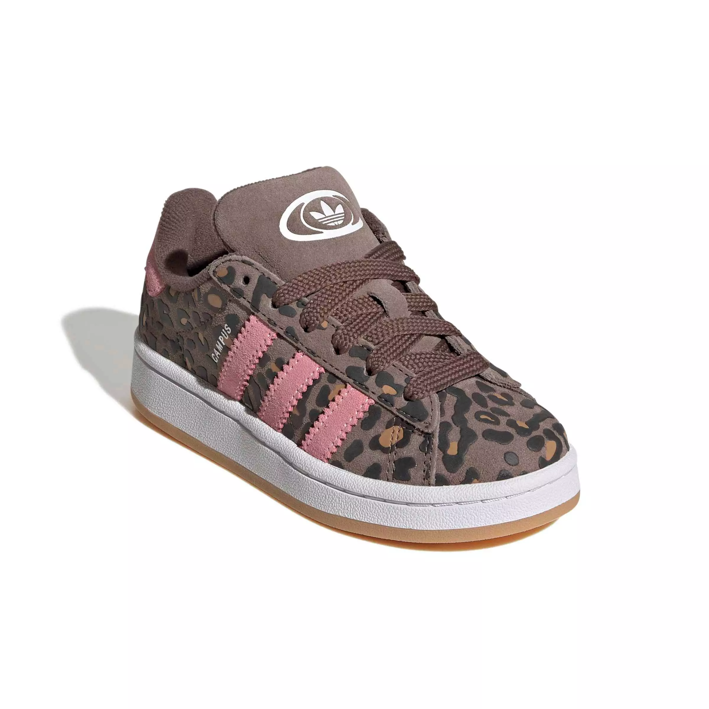 adidas Originals Campus 00s "Earth Strata/Ftwr White/Glow Pink" Preschool Girls' Shoe - EARTH/WHITE/PINK
